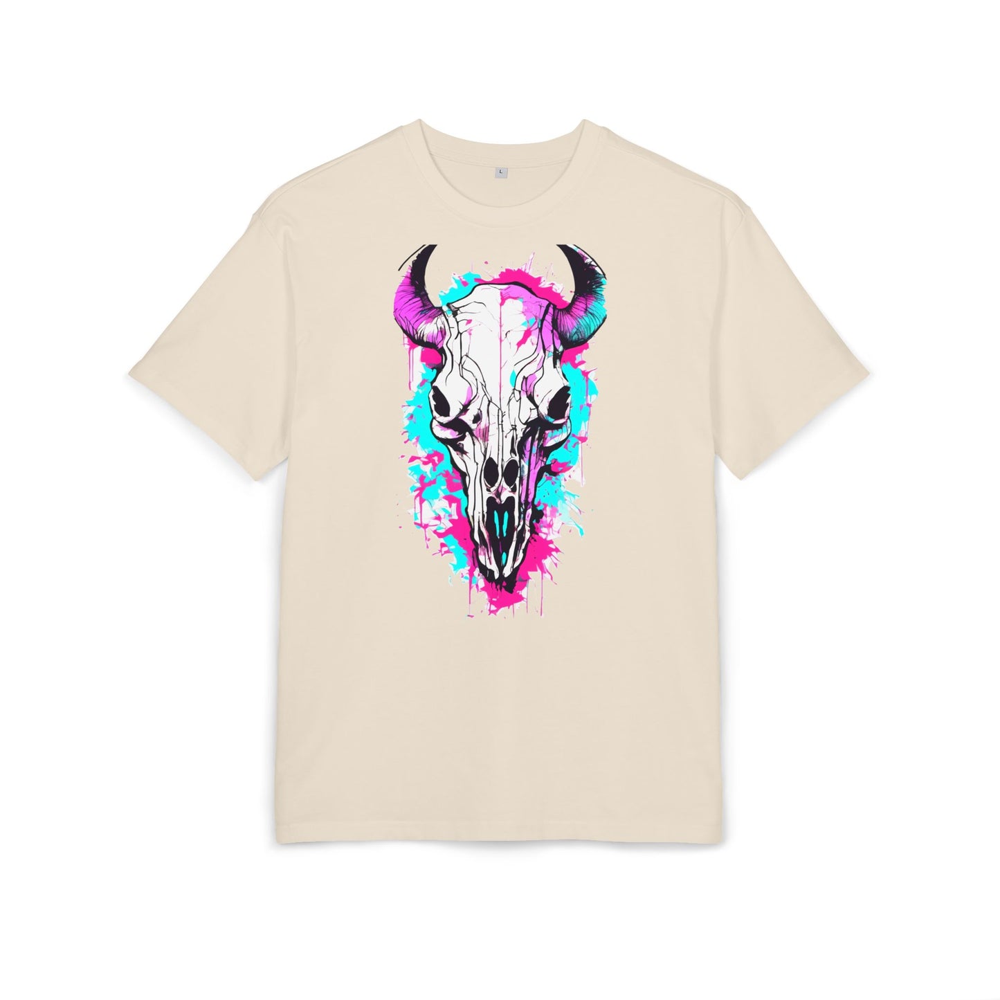 Vibrant Skull Graphic Tee for Art Lovers, Casual Wear, Unique Gift, Festival Apparel, Street Style Fashion