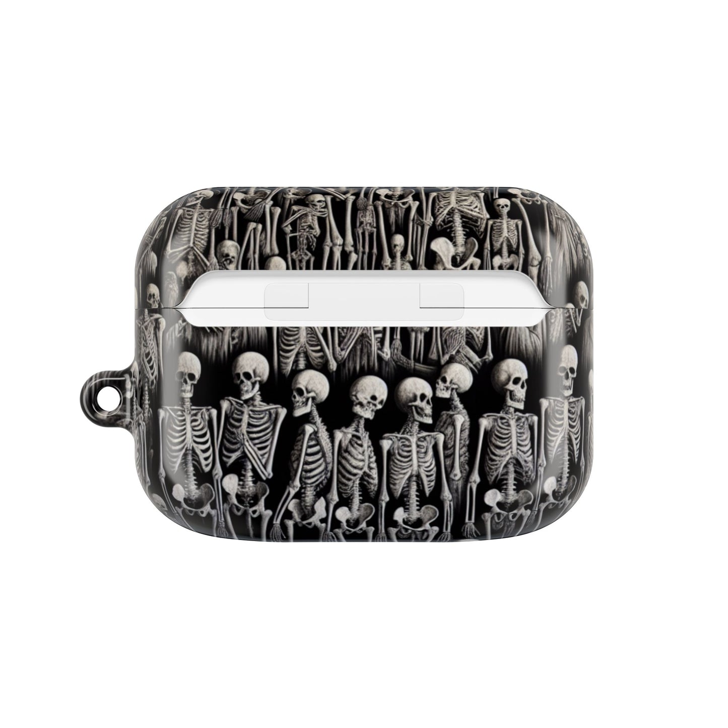 Skeleton Pattern AirPod Case, Cute Halloween Accessory, Spooky Gift for Music Lovers, Fun Phone Accessories, Unique Earbud Holder