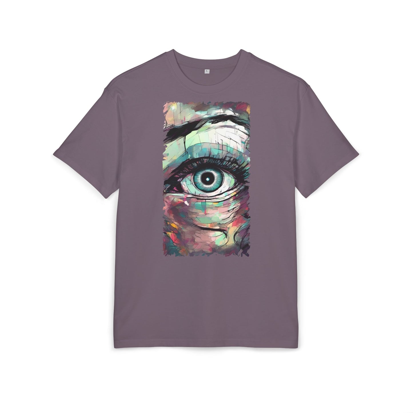 Artistic Eye Oversized Tee | Colorful Graphic T-Shirt, Unisex Shirt, Casual Fashion, Trendy Streetwear, Unique Gift Idea