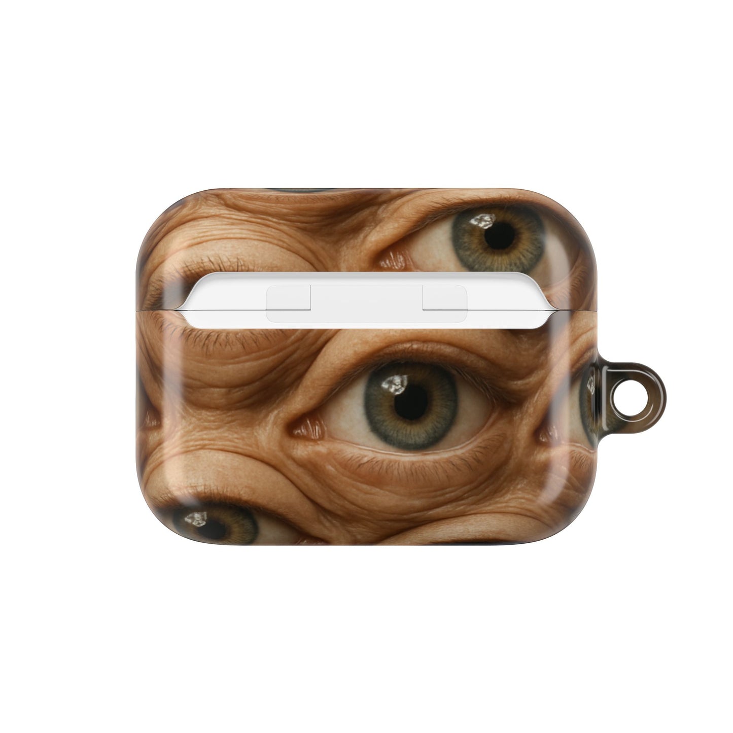 Unique Eye Pattern AirPod Case, Quirky AirPod Cover, Gift for Tech Lovers, Trendy Accessories, Fun Gadget Protection