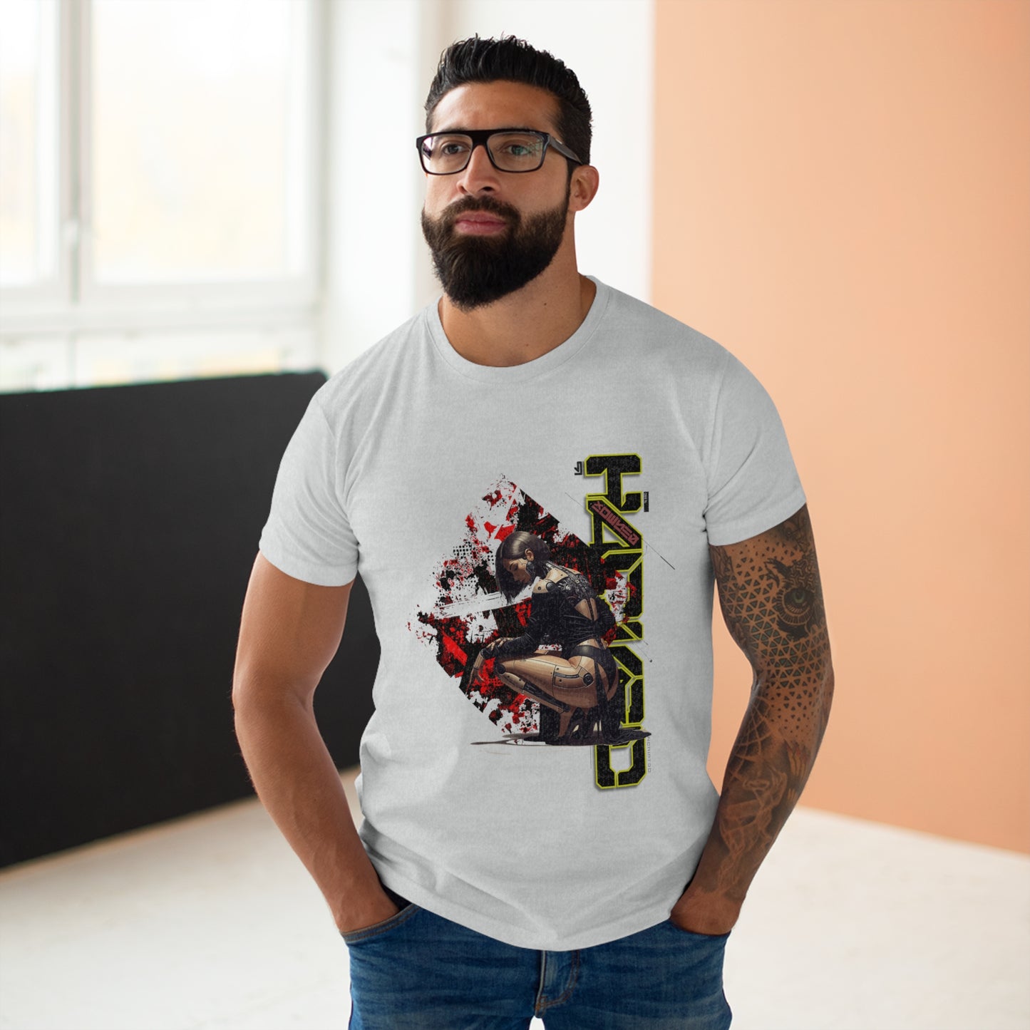 Stylish Unisex T-Shirt with Bold Graphic Design, Cool Casual Wear, Gift for Gamers, Graphic Tee, Everyday Fashion