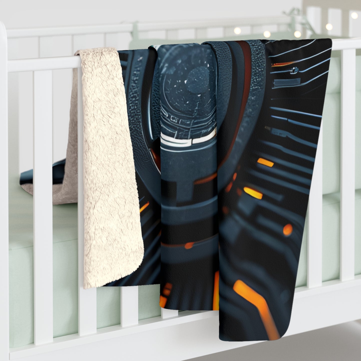 Gamer's Sherpa Fleece Blanket - Cozy Gaming Throw