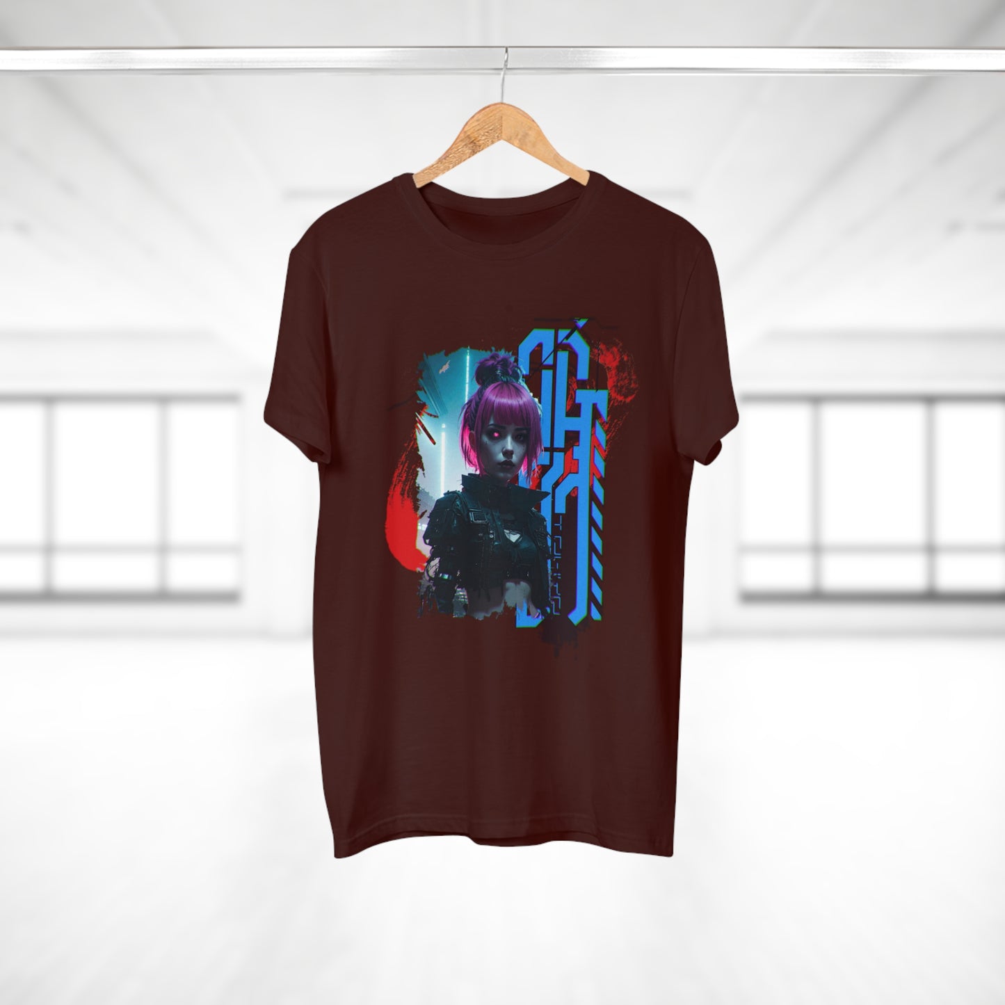 Cyberpunk Art Unisex T-Shirt, Streetwear Tee, Graphic Shirt, Gift for Him, Festival Apparel, Tech-Inspired Fashion