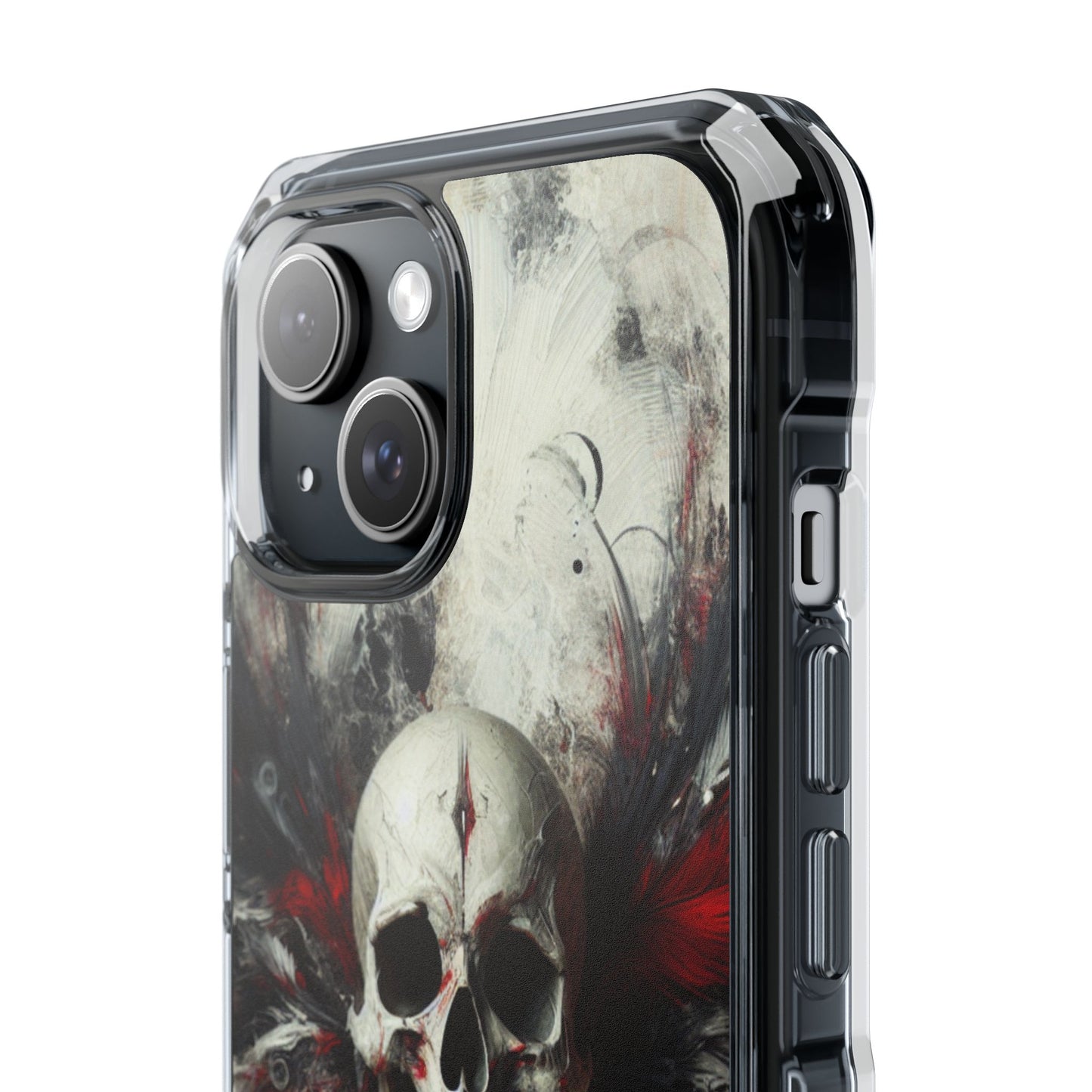 Gothic Skull Phone Case, Unique iPhone Cover, Edgy Smartphone Protector, Halloween Gift, Alternative Accessories