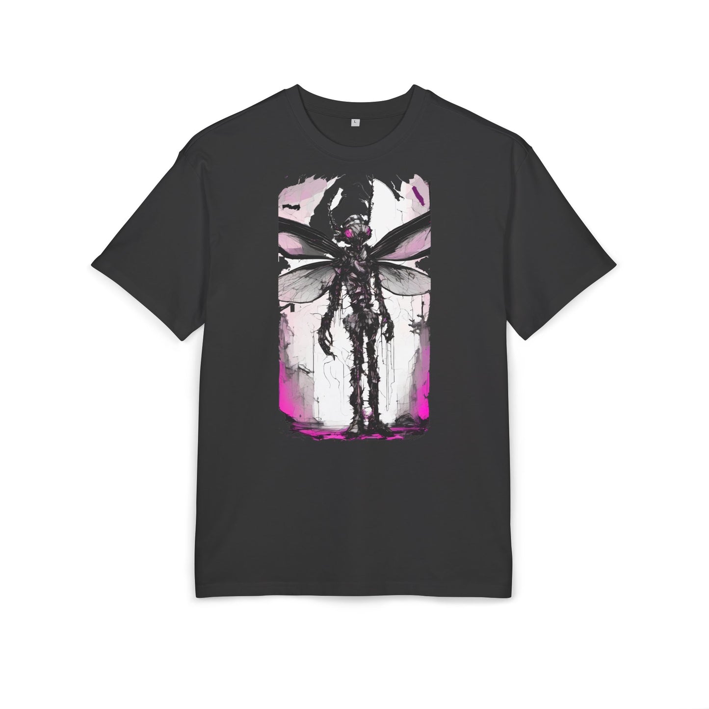 Edgy Artistic Oversize Tee, Graphic Tee, Unisex Shirt, Casual Wear, Statement Piece, Gift for Art Lovers