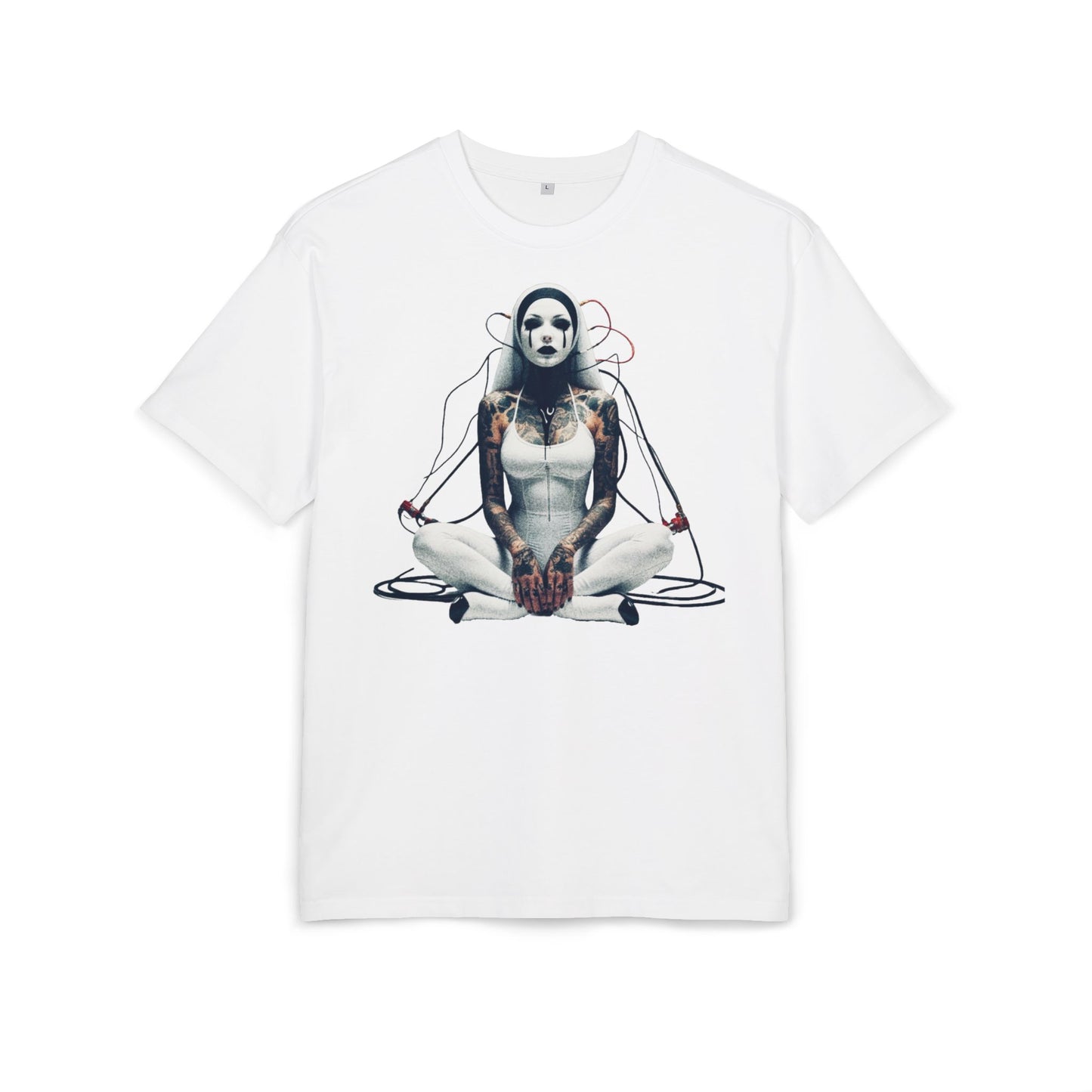 Artistic Unisex Oversize Tee - Unique Graphic Design for Creative Spirits