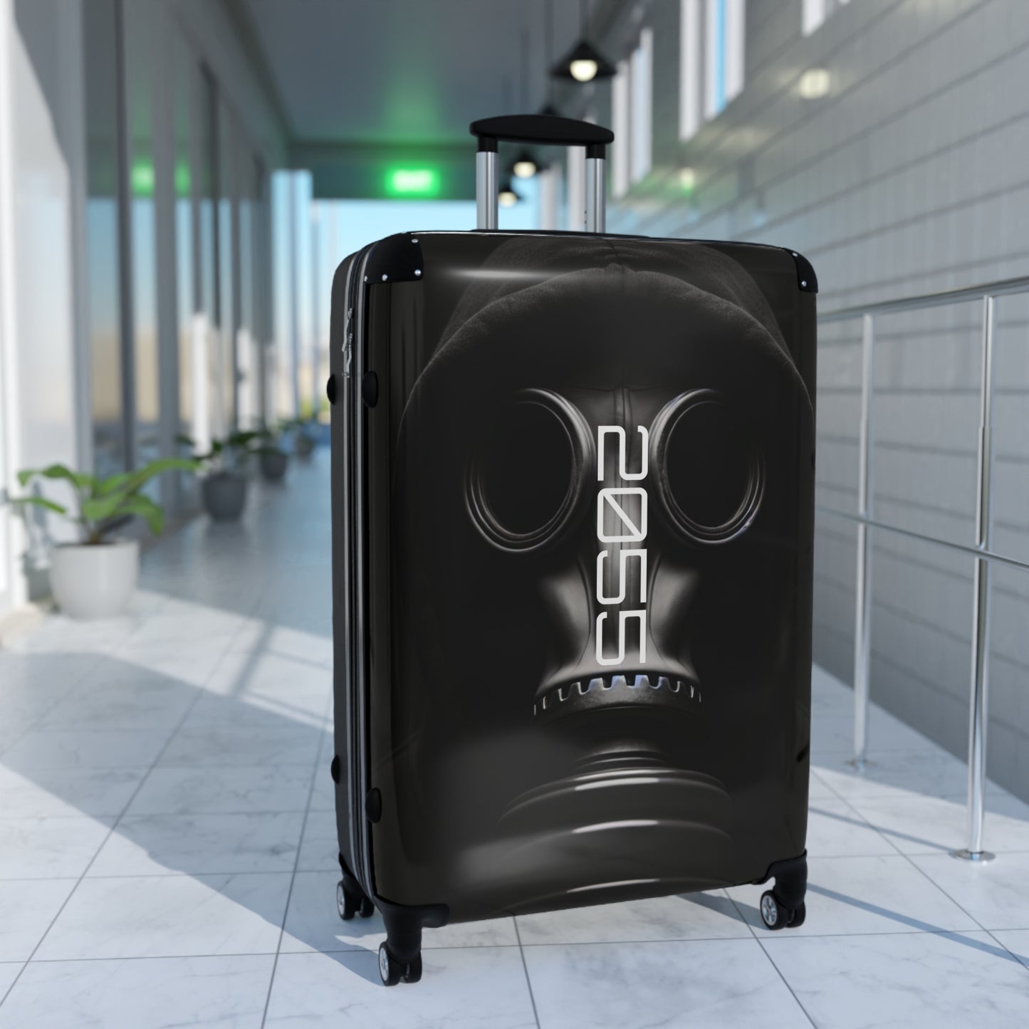 Travel Suitcase with Cyber Design