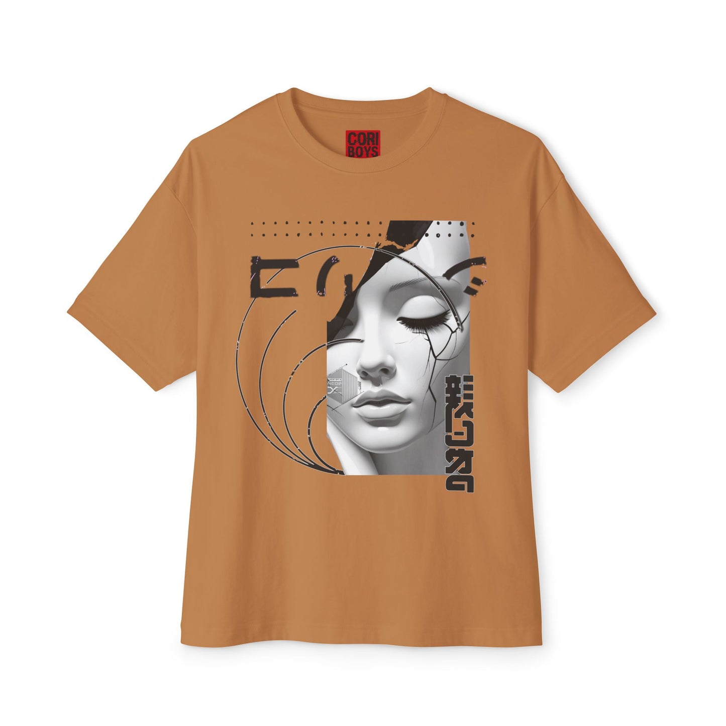 Chic Graphic Tee, Casual Fashion Shirt, Summer Outfit Top, Gift for Her, Artistic Oversized T-Shirt