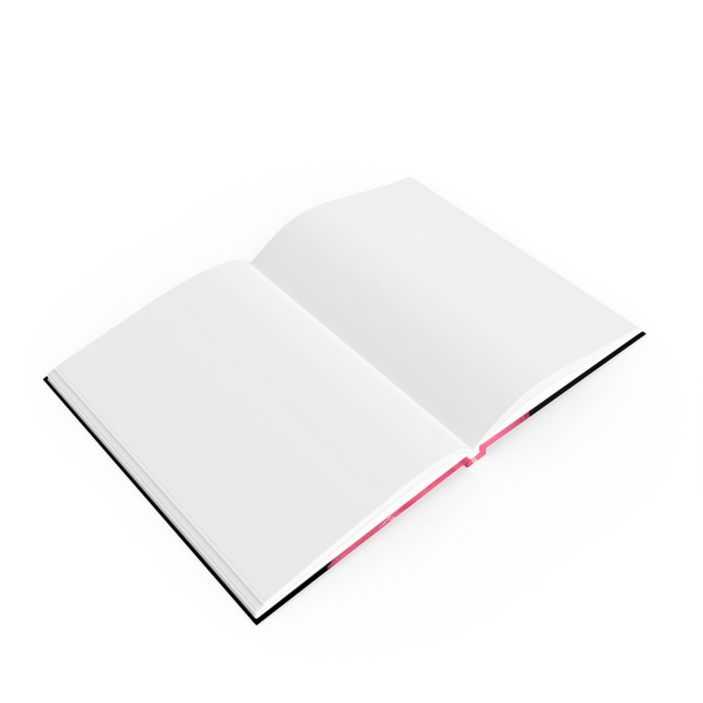 Unique Hard Backed Journal - Artistic Pink Melting Face Design, Aesthetic Stationery, Gift for Creatives, Journaling, Note-taking