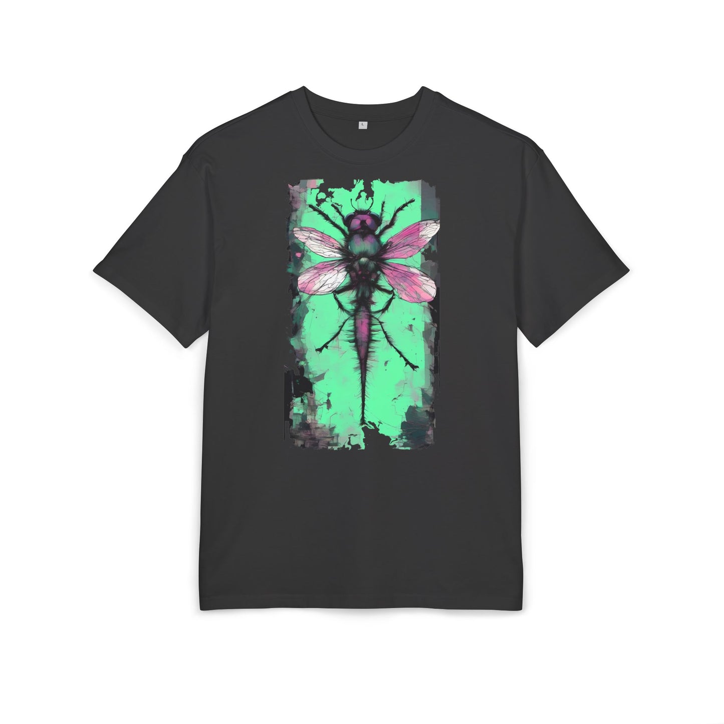 Botanical Dragonfly Tee - Nature-Inspired Unisex Oversized Shirt, Boho Style, Eco-Friendly Gift, Relaxed Summer Top, Unique Graphic Tee