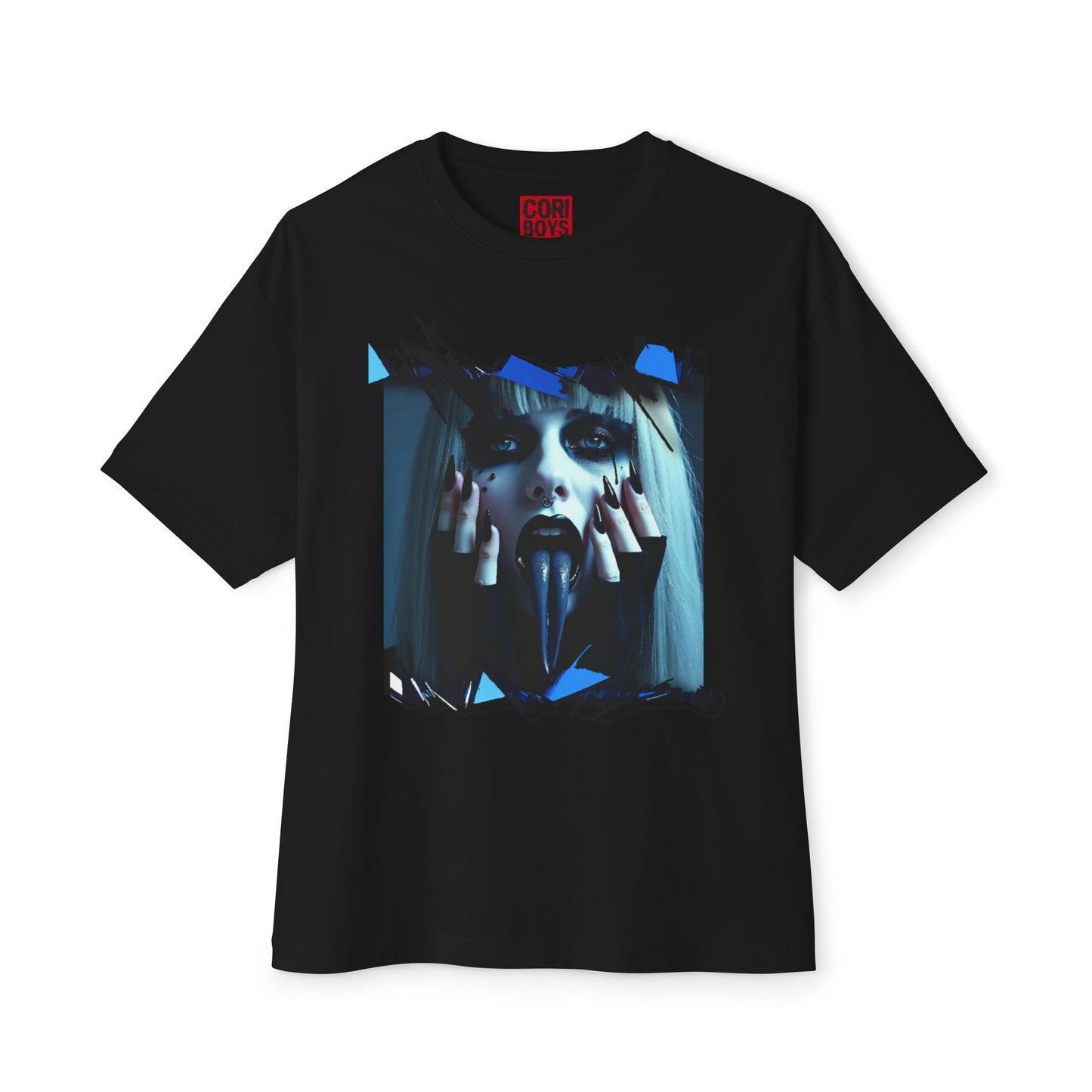Edgy Oversized Tee - Unisex Graphic Shirt, Streetwear Fashion, Unique Gift for Him/Her, Casual or Trendy Look, Art Enthusiast Apparel