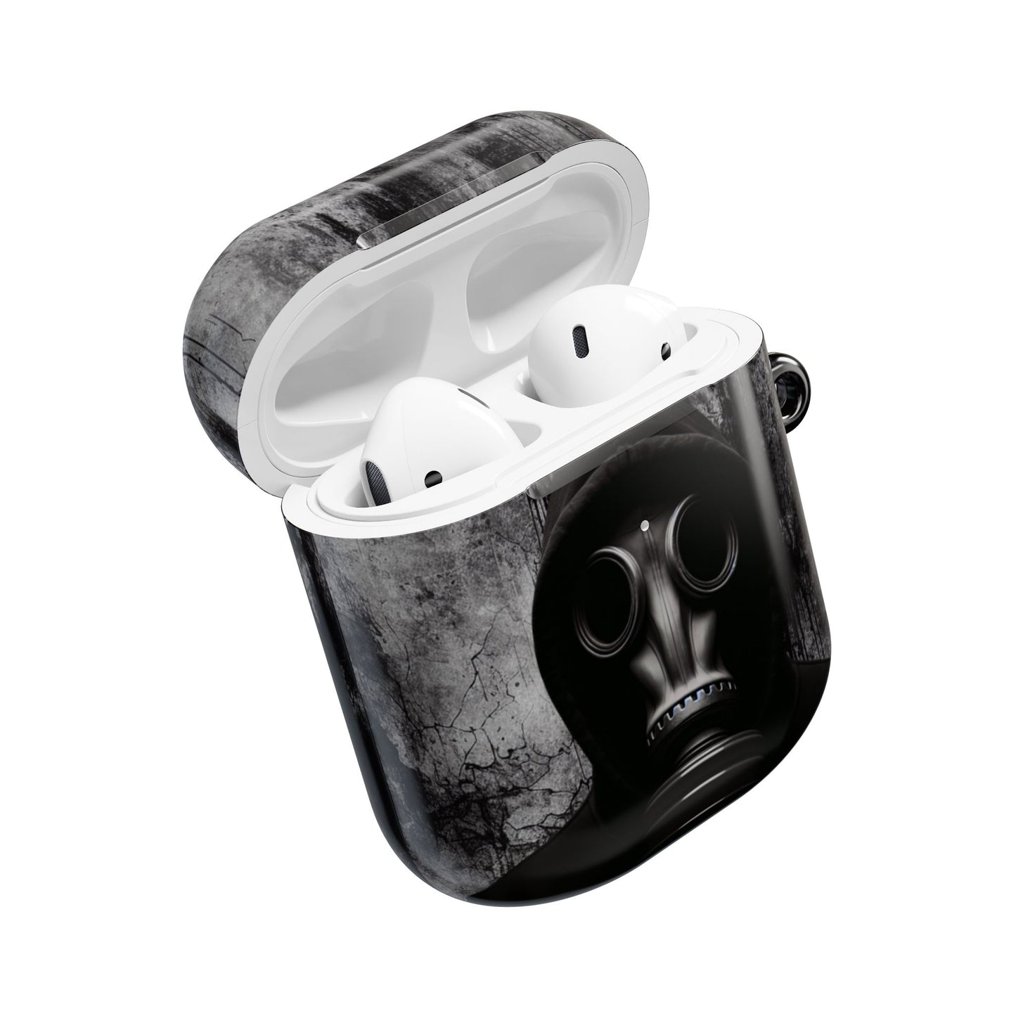 Gritty AirPod Cases - Urban Style, Tech Accessories, Music Lover Gift, Black & Gray Aesthetic, Unique Earbud Cases, Trendy Tech Gear