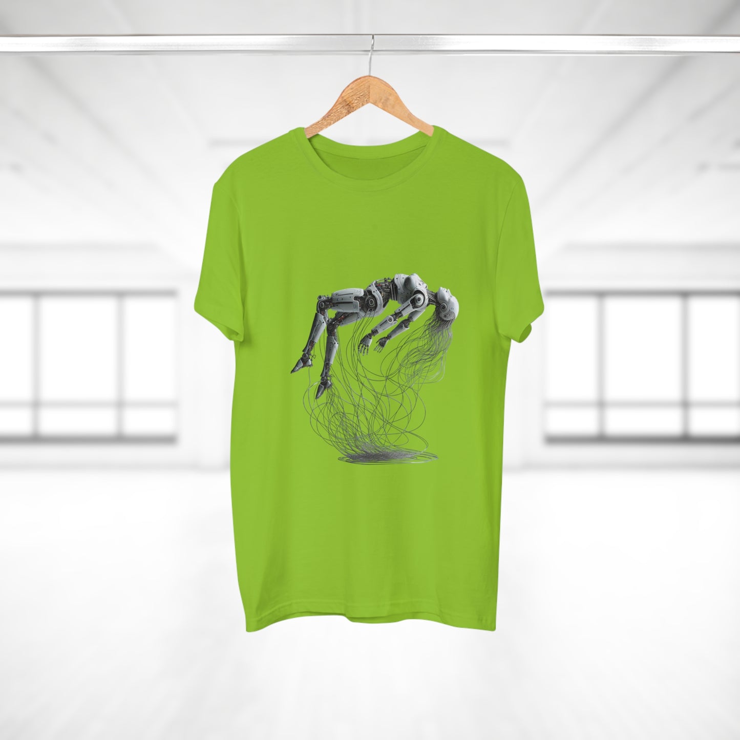 Futuristic Graphic Tee, Cool Unisex T-Shirt for Tech Enthusiasts, Gift for Birthdays, Casual Wear, Unique Art Shirt