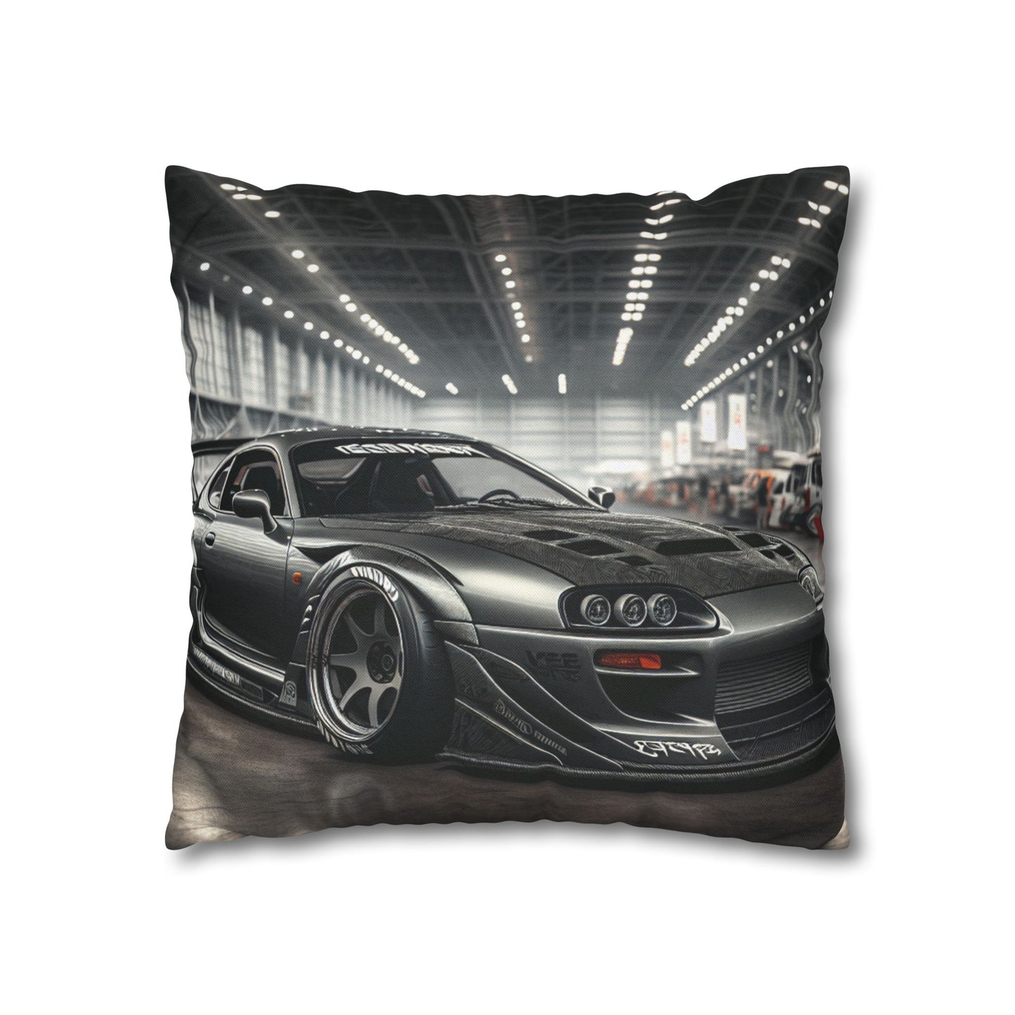 Car Enthusiast Pillowcase, Automotive Decor, Gift for Him, Racer Decoration, Motorsport Home Accessories