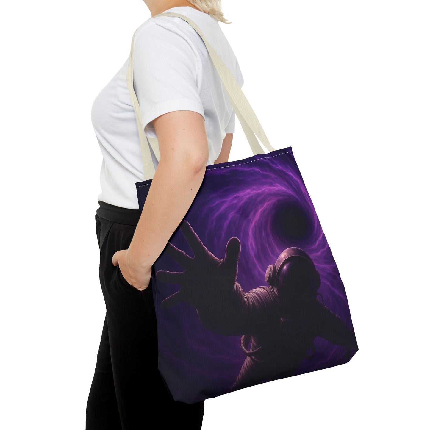 Cosmic Adventure Tote Bag | Astronaut Design | Space Lover Gift | Eco-Friendly Shopping Bag | Stylish Everyday Carryall | Unique Art Tote