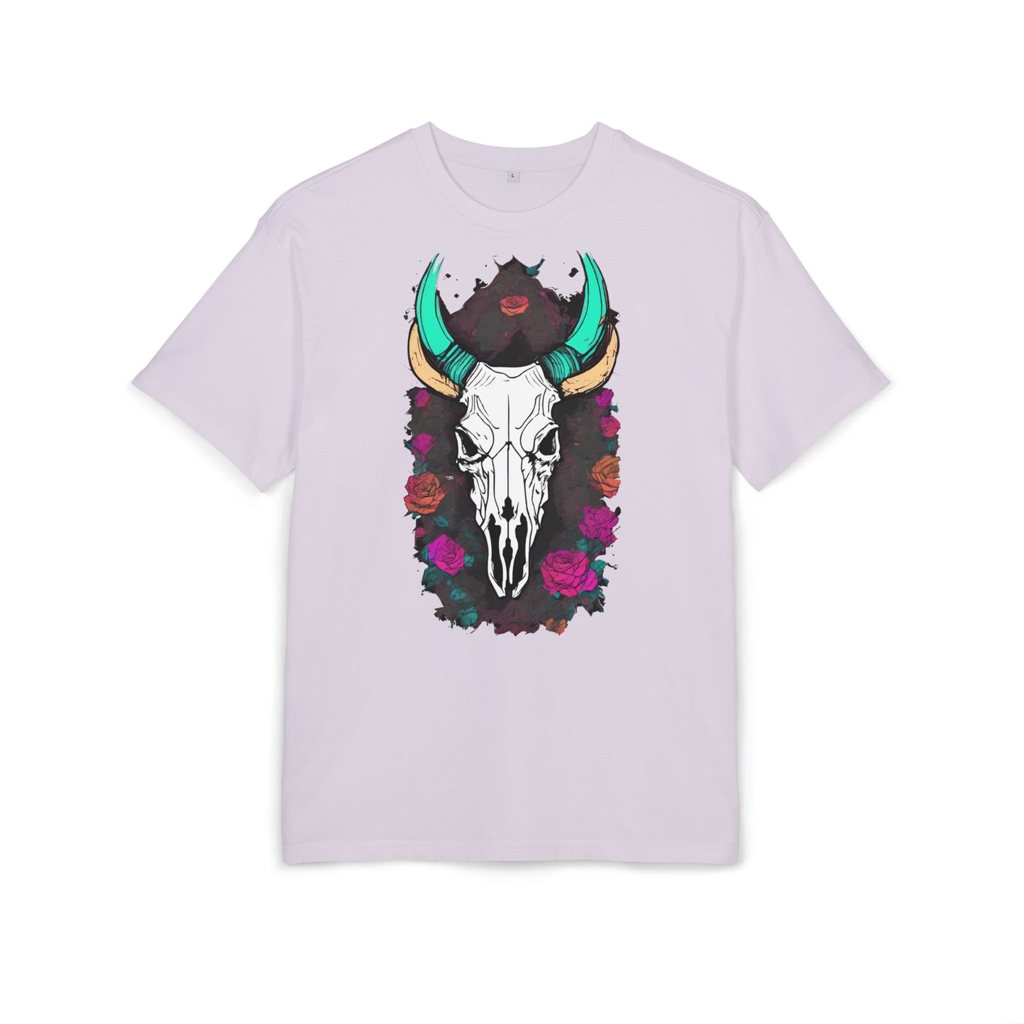 Bohemian Skull Graphic Tee, Unisex Heavy Oversize Tee, Cool Graphic T-Shirt, Festival Fashion, Casual Wear, Unique Gift Idea