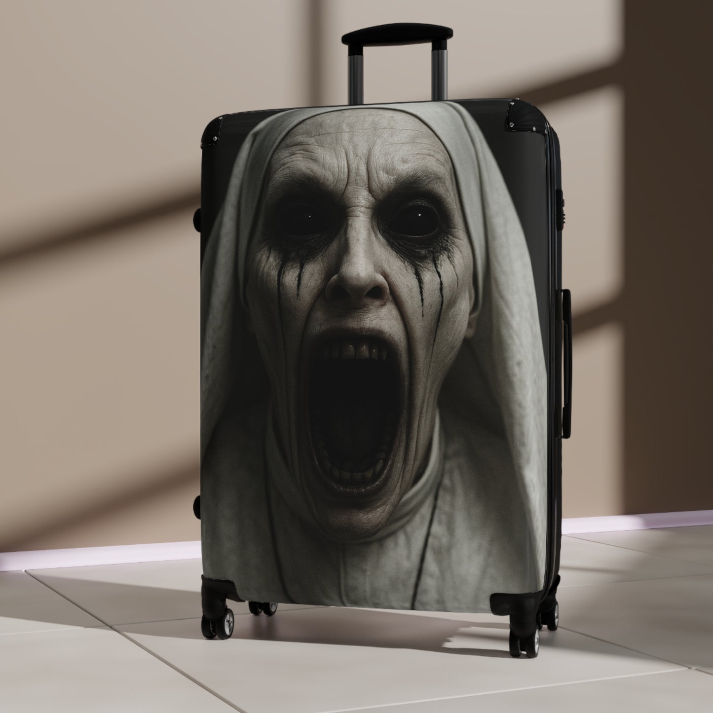 Halloween-Inspired Luggage, Spooky Suitcase, Travel Bag, Unique Halloween Gift, Horror Themed Carry-On