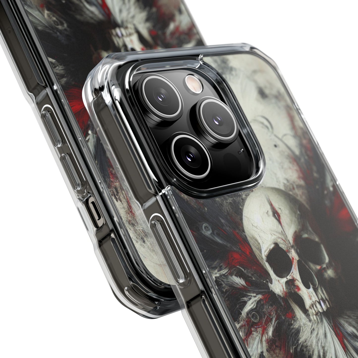 Gothic Skull Phone Case, Unique iPhone Cover, Edgy Smartphone Protector, Halloween Gift, Alternative Accessories