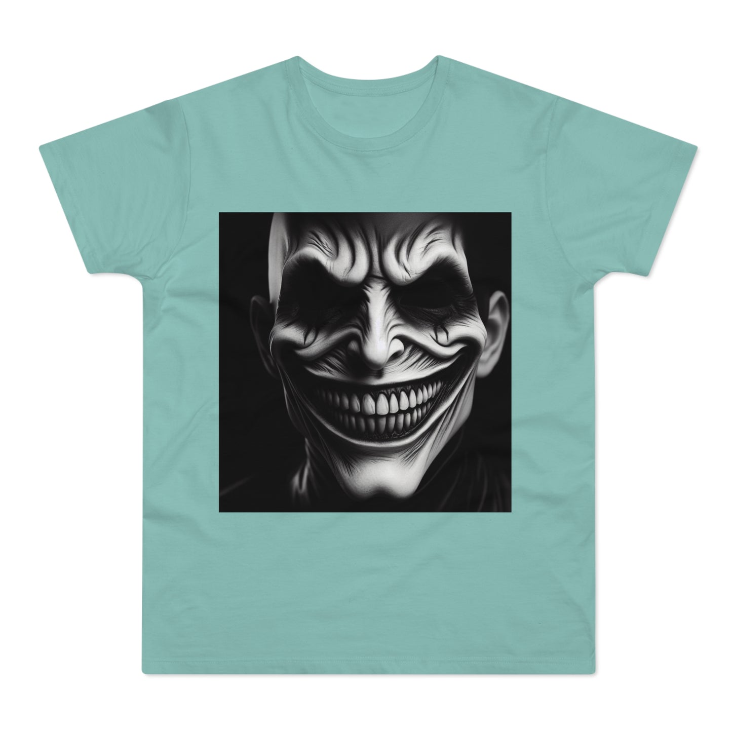 Creepy Clown Unisex T-Shirt - Unisex Graphic Tee for Halloween, Horror Fans, Costume Party, Unique Gift Idea, Spooky Apparel