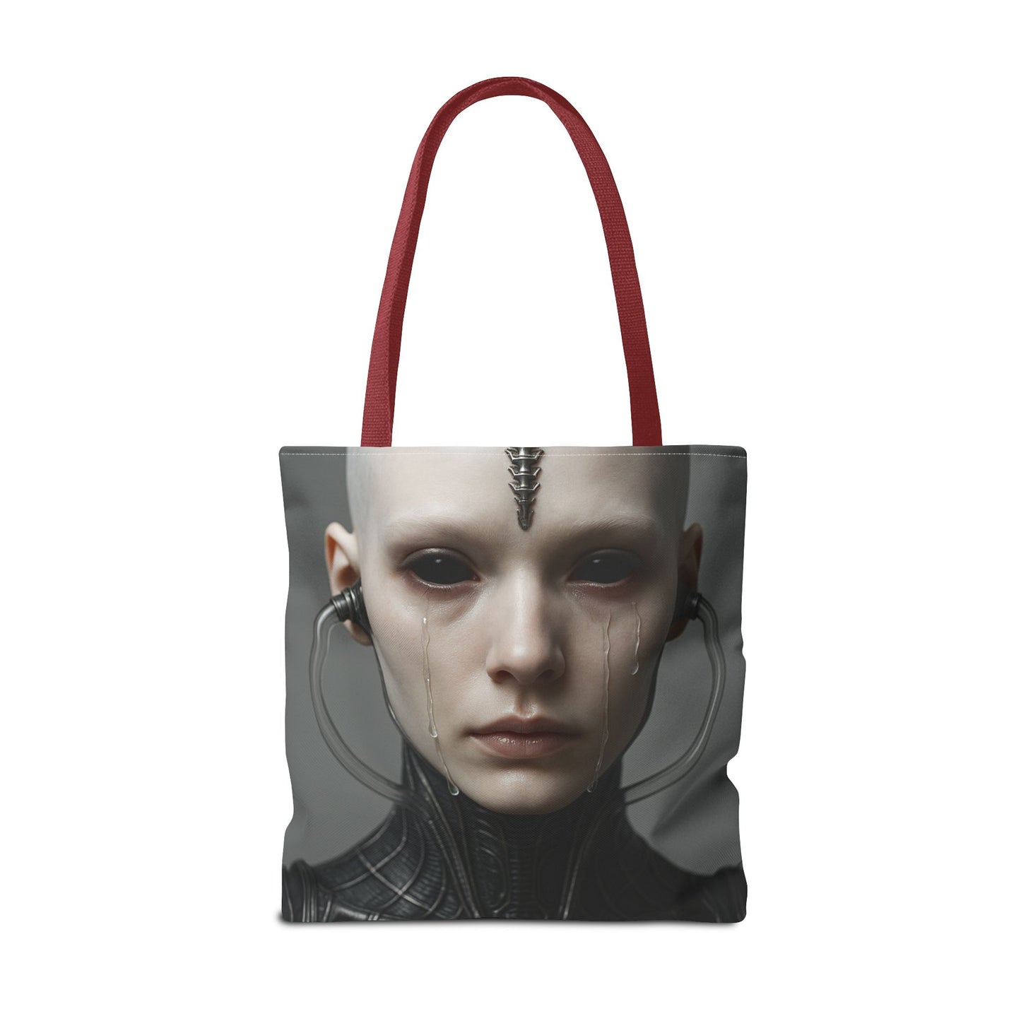 Futuristic AOP Tote Bag | Sci-Fi Style for Everyday Use, Gift for Geek Culture, Urban Accessories, Fashionable Shopping Bag