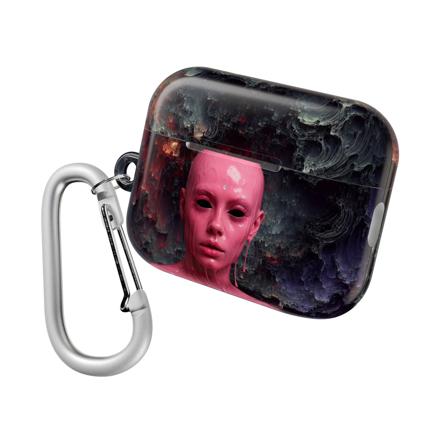 Dark AirPod Case - Horror-Inspired Accessory, Perfect for Goths, Tech Lovers, and Gift Givers, Space Decor, Unique Design