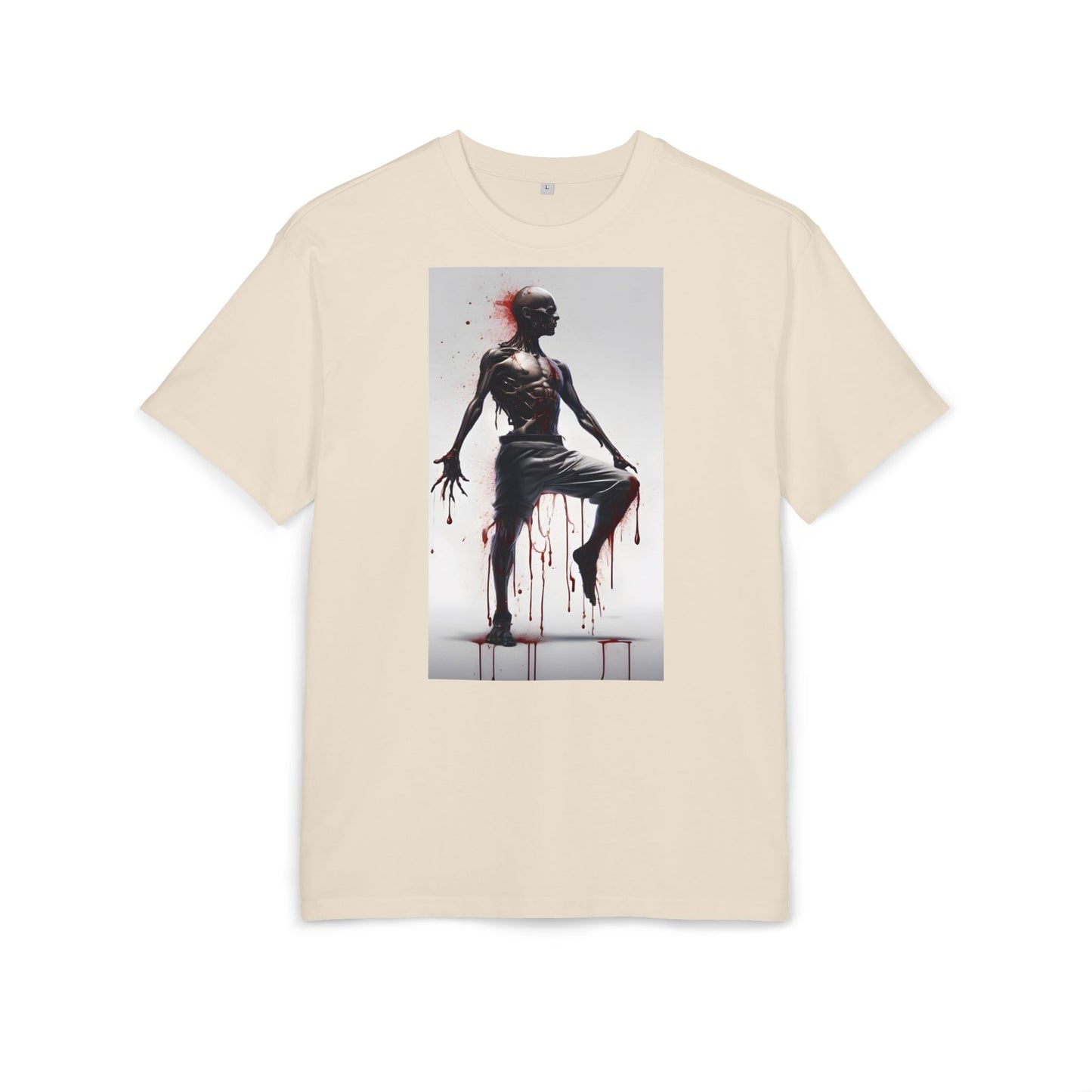Bold Artistic Unisex Tee, Casual Street Style Shirt, Comfortable Graphic Top, Gift for Art Lovers, Unique Fashion Statement