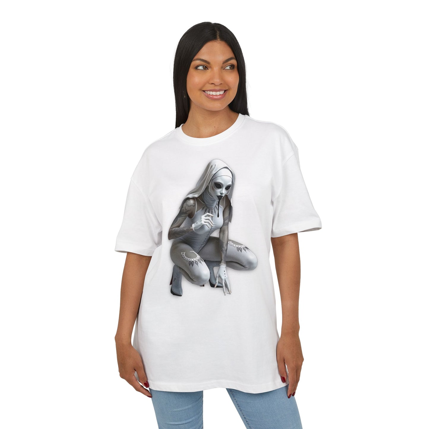 Horror Unisex Heavy Oversize Tee - Casual Streetwear