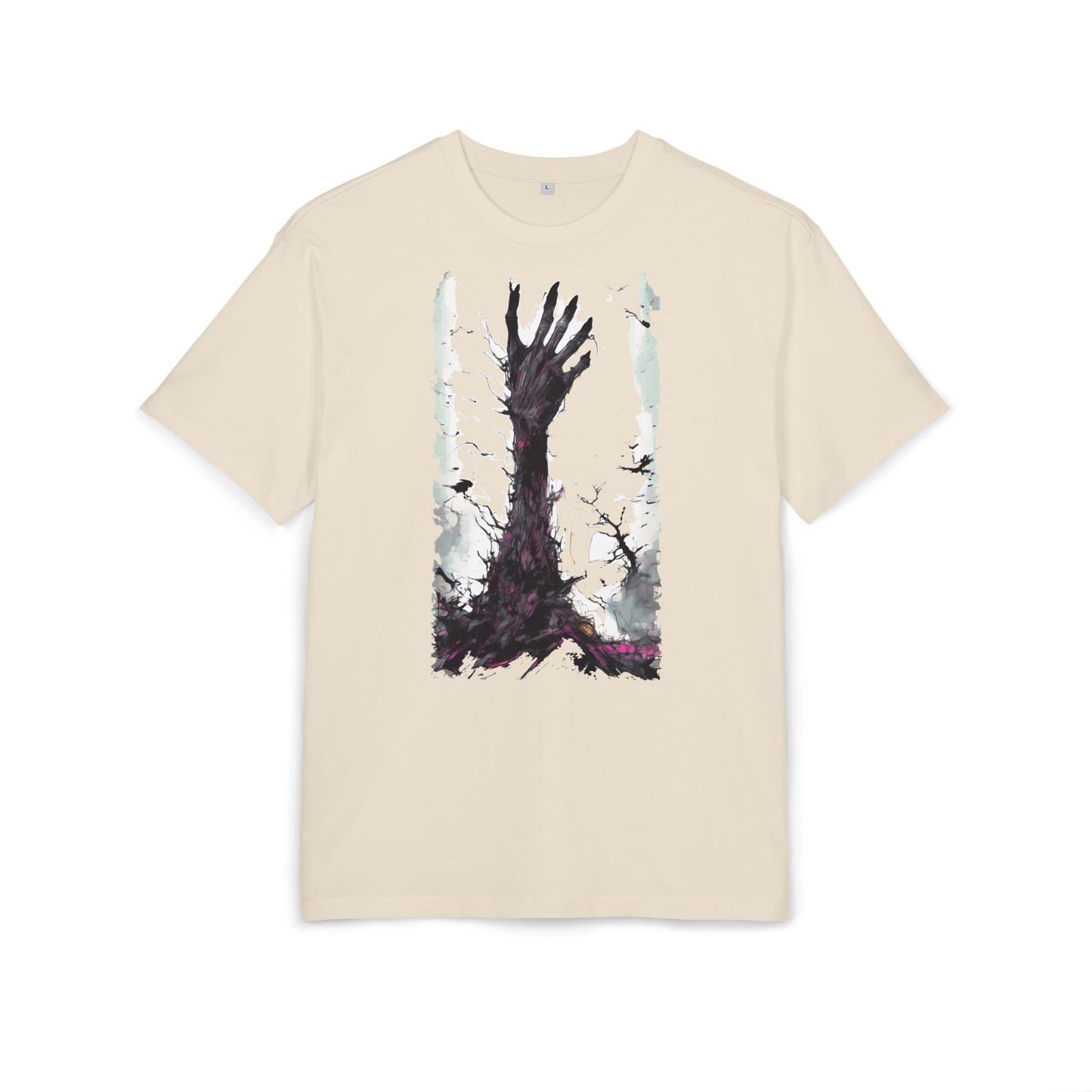 Artistic Oversized Unisex Tee, Graphic Tee, Casual Wear, Streetwear Style, Gift for Art Lovers, Unique T-Shirt Design