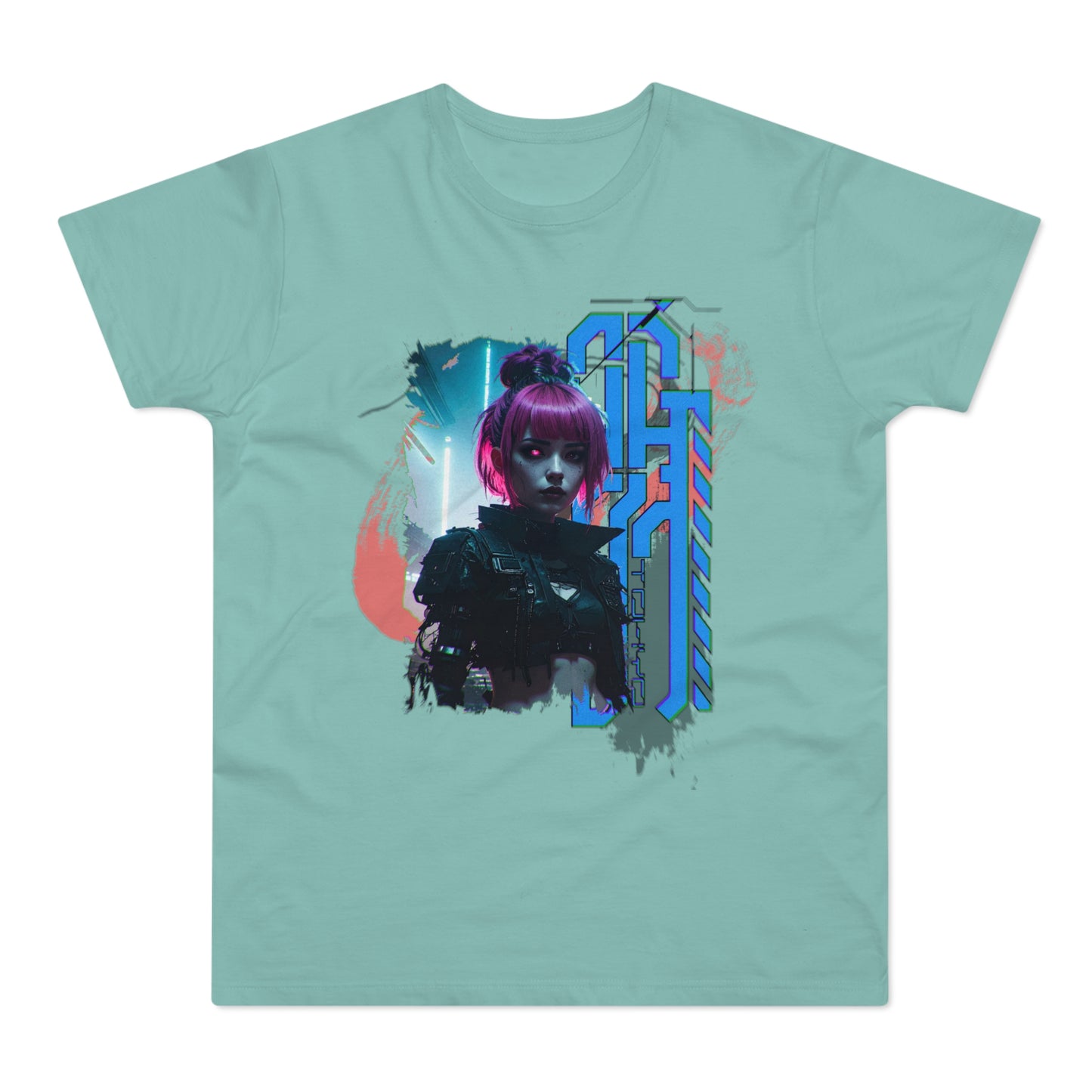 Cyberpunk Art Unisex T-Shirt, Streetwear Tee, Graphic Shirt, Gift for Him, Festival Apparel, Tech-Inspired Fashion