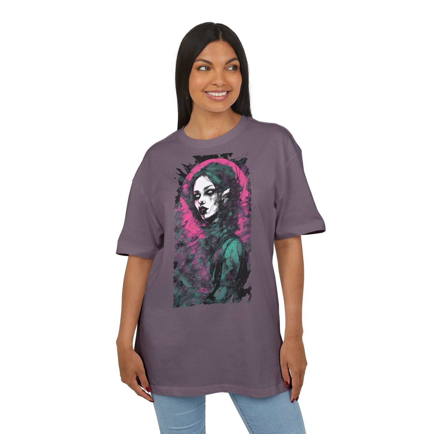 Artistic Heavy Oversize Tee, Vintage Style Shirt, Trendy Graphic Tee, Casual Streetwear, Unique Alternative Apparel