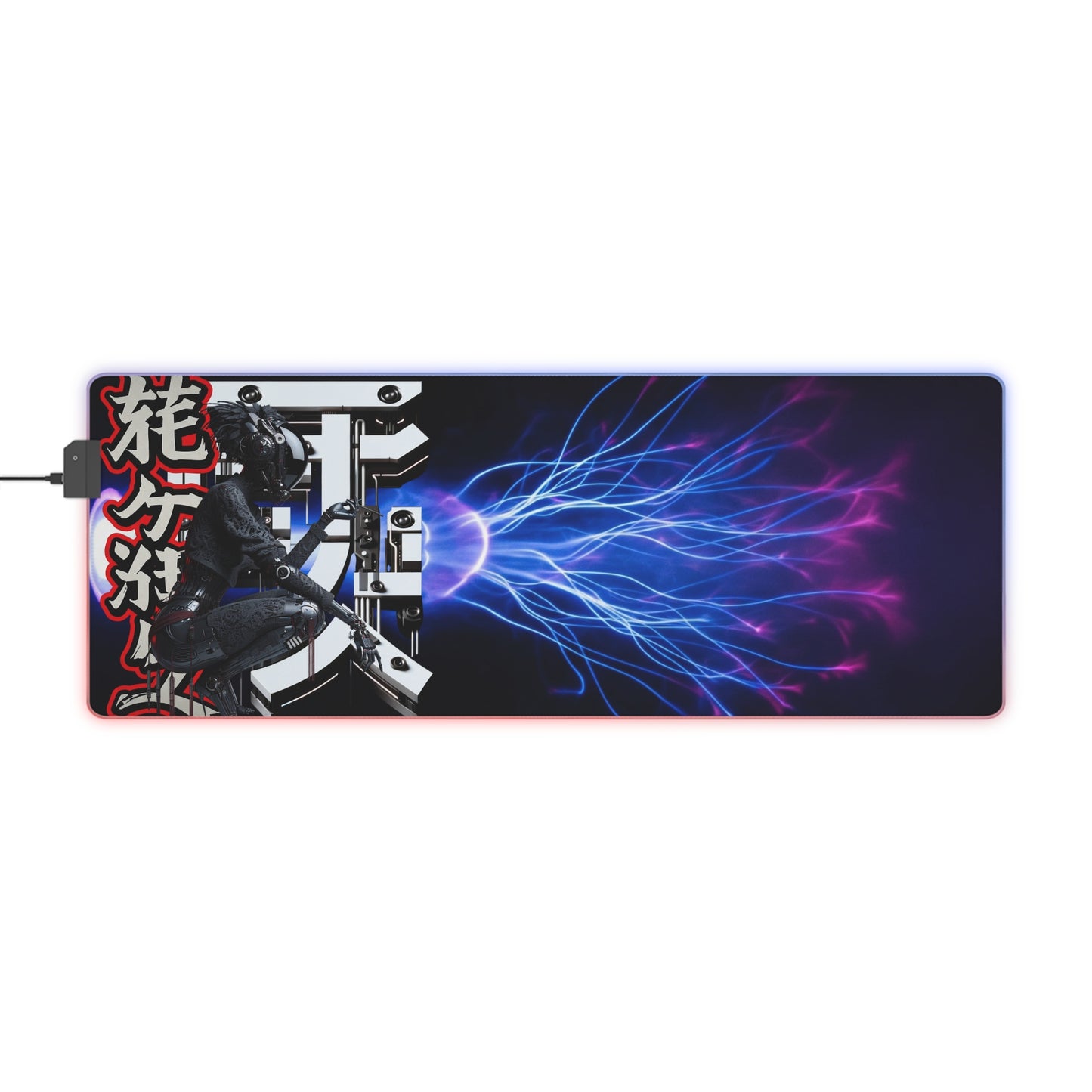 LED Gaming Mouse Pad – Electric Ninja Design for Gamers