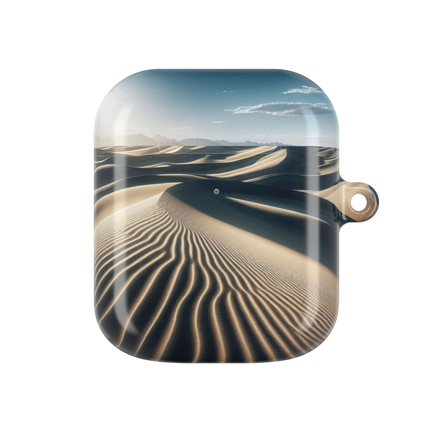 Desert Dunes AirPod Case - Nature Inspired, Unique Tech Accessory for Music Lovers, Gift for Travelers, Stylish Earbud Cover