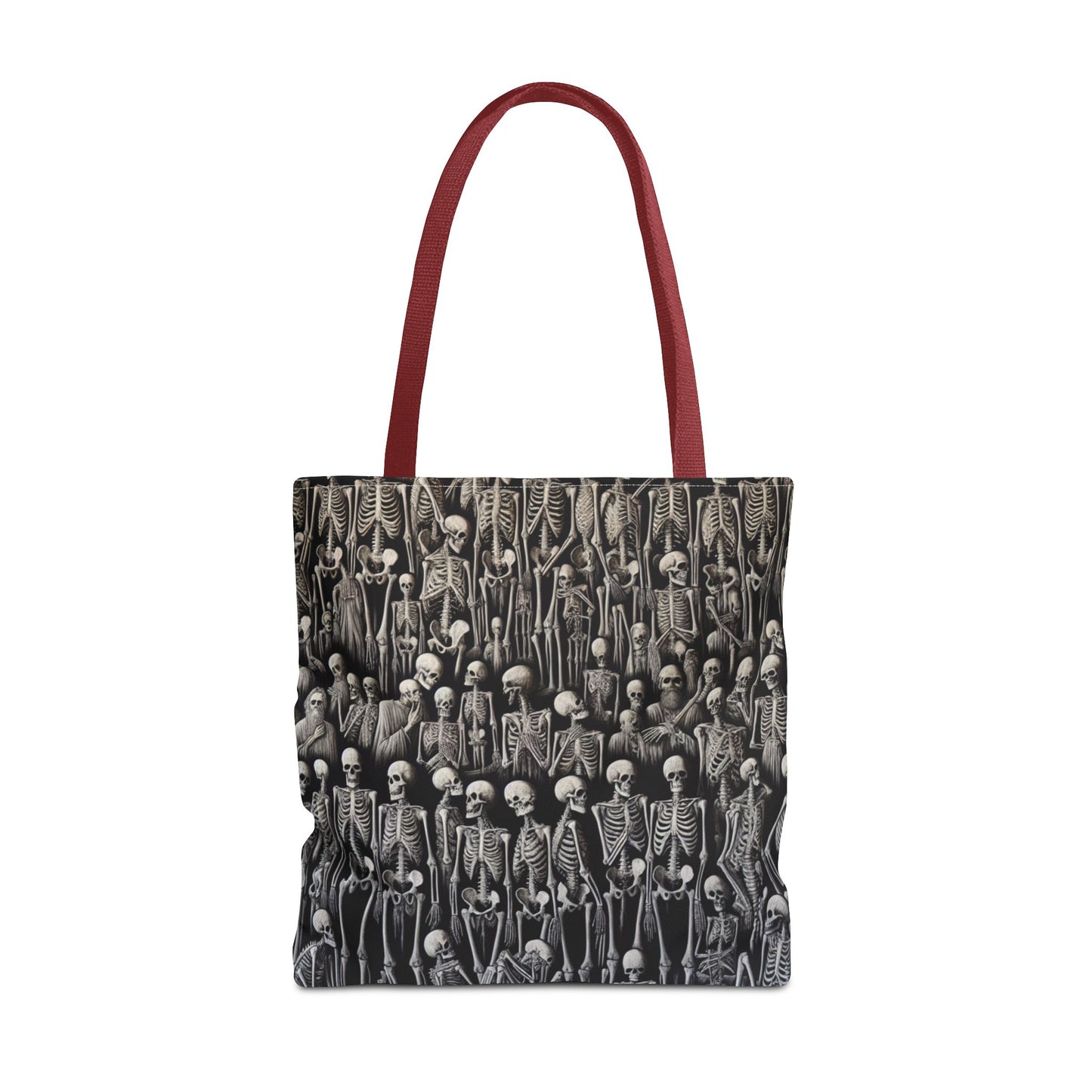 Gothic Skeleton Tote Bag | Spooky Shopping Bag | Halloween Accessory | Unique Gift for Dark Aesthetic Lovers