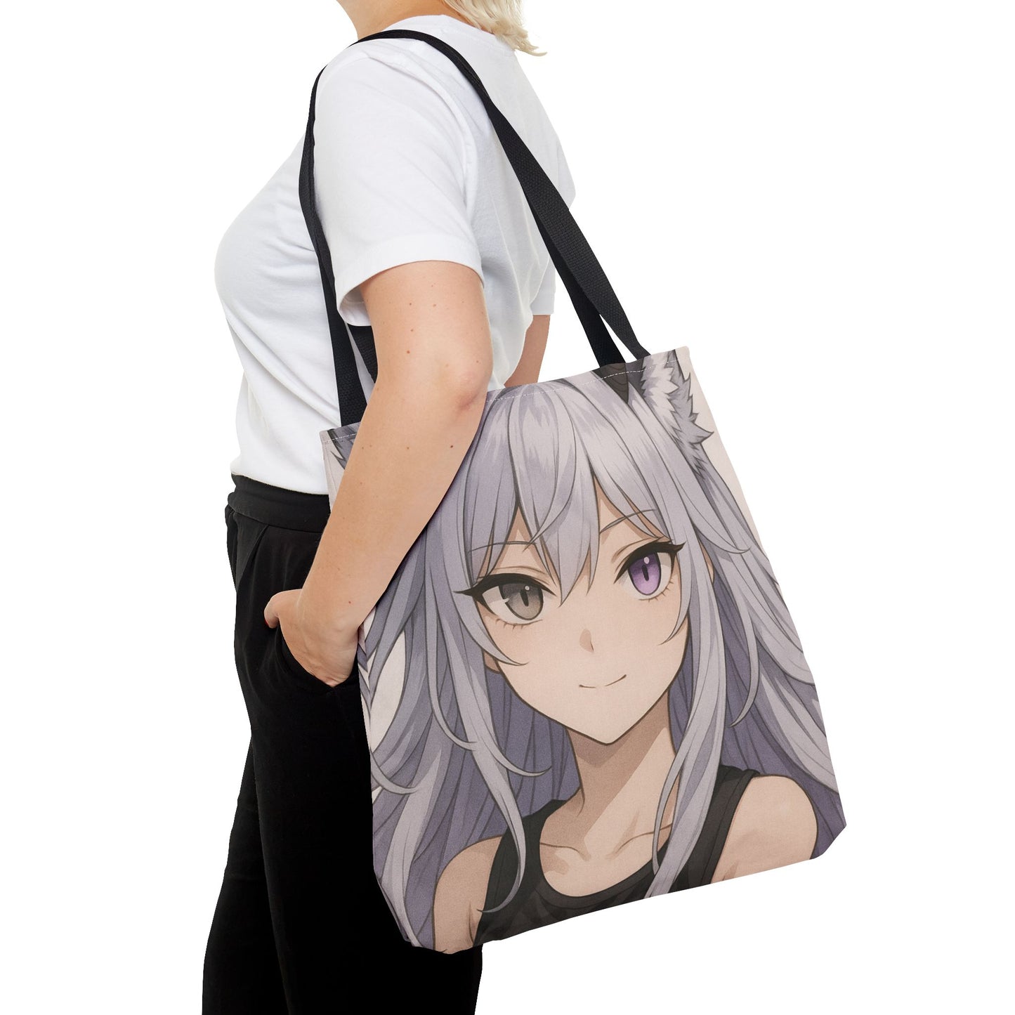 Anime-Themed Tote Bag, Stylish Carryall for Fans, Cute and Practical Gift for Occasions, Perfect for School, Shopping, and Events
