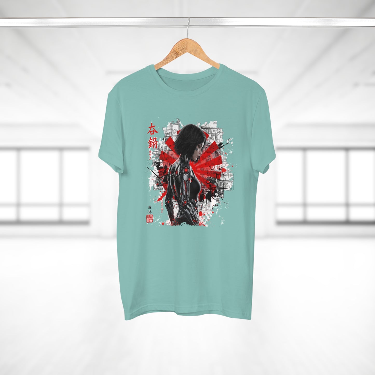 Cyber Samurai Graphic T-Shirt, Unisex Graphic Tee, Anime Shirt, Japanese Art T-Shirt, Gift for Nerds, Cosplay Apparel