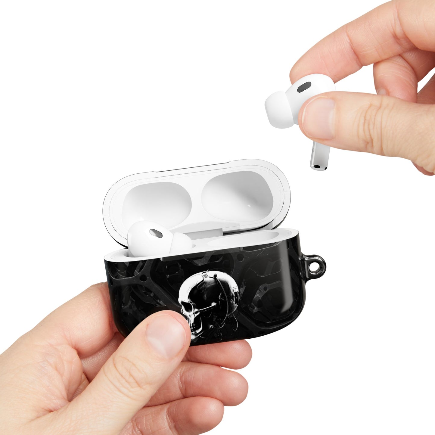 Stylish Skull AirPod Cases, Trendy AirPod Cover, Unique Earbuds Protector, Tech Accessory, Gift for Music Lovers