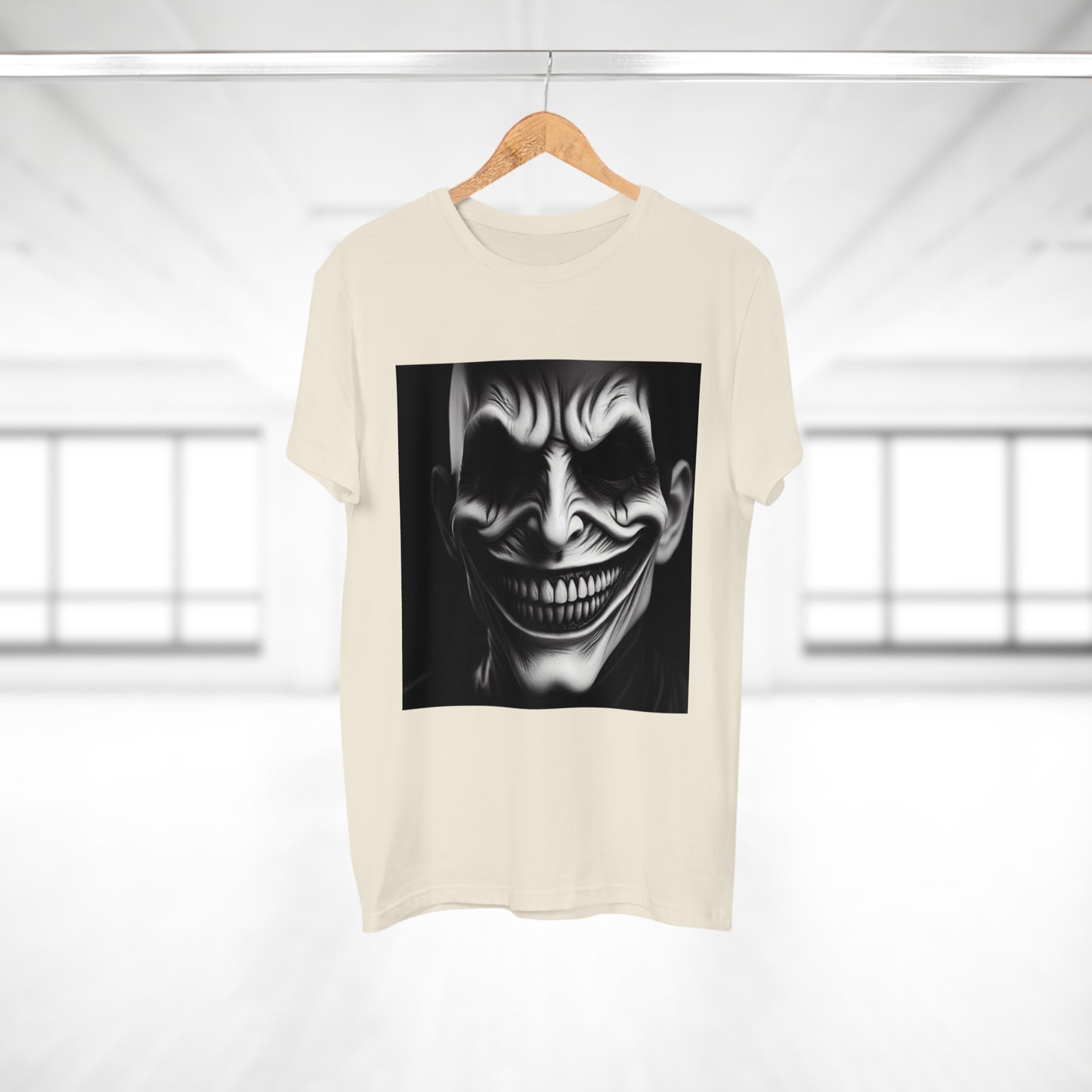Creepy Clown Unisex T-Shirt - Unisex Graphic Tee for Halloween, Horror Fans, Costume Party, Unique Gift Idea, Spooky Apparel