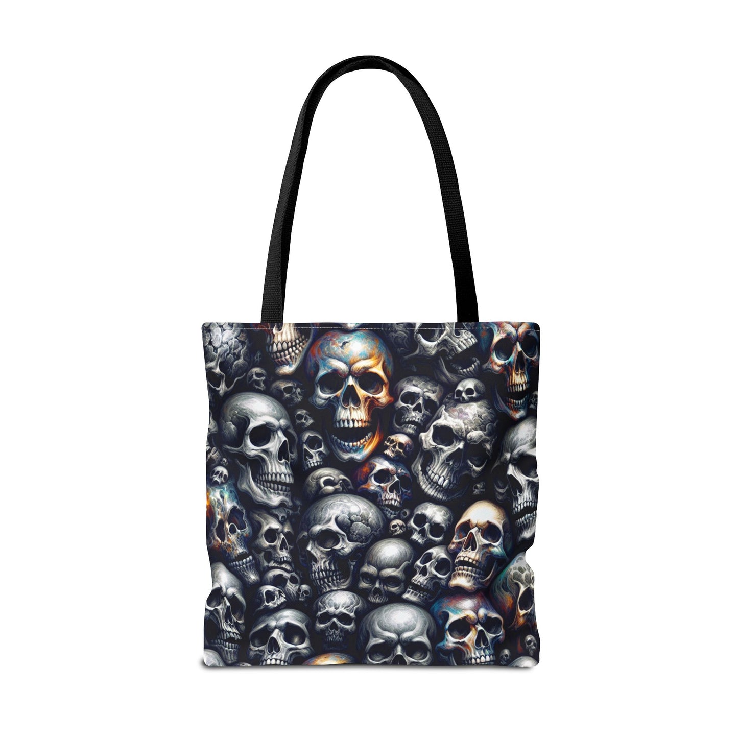 Gothic Skull Tote Bag | Gift for Halloween, Alternative Fashion, Edgy Eco-Friendly Bag, Casual Everyday Use