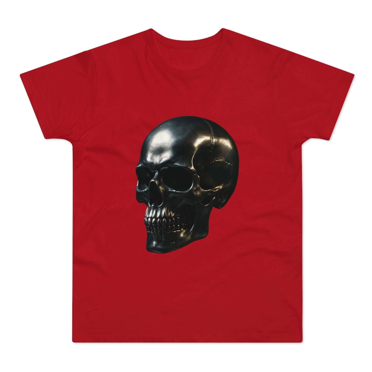 Gothic Skull Unisex T-Shirt, Edgy Graphic Tee, Halloween Apparel, Men's Casual Wear, Gift for Him