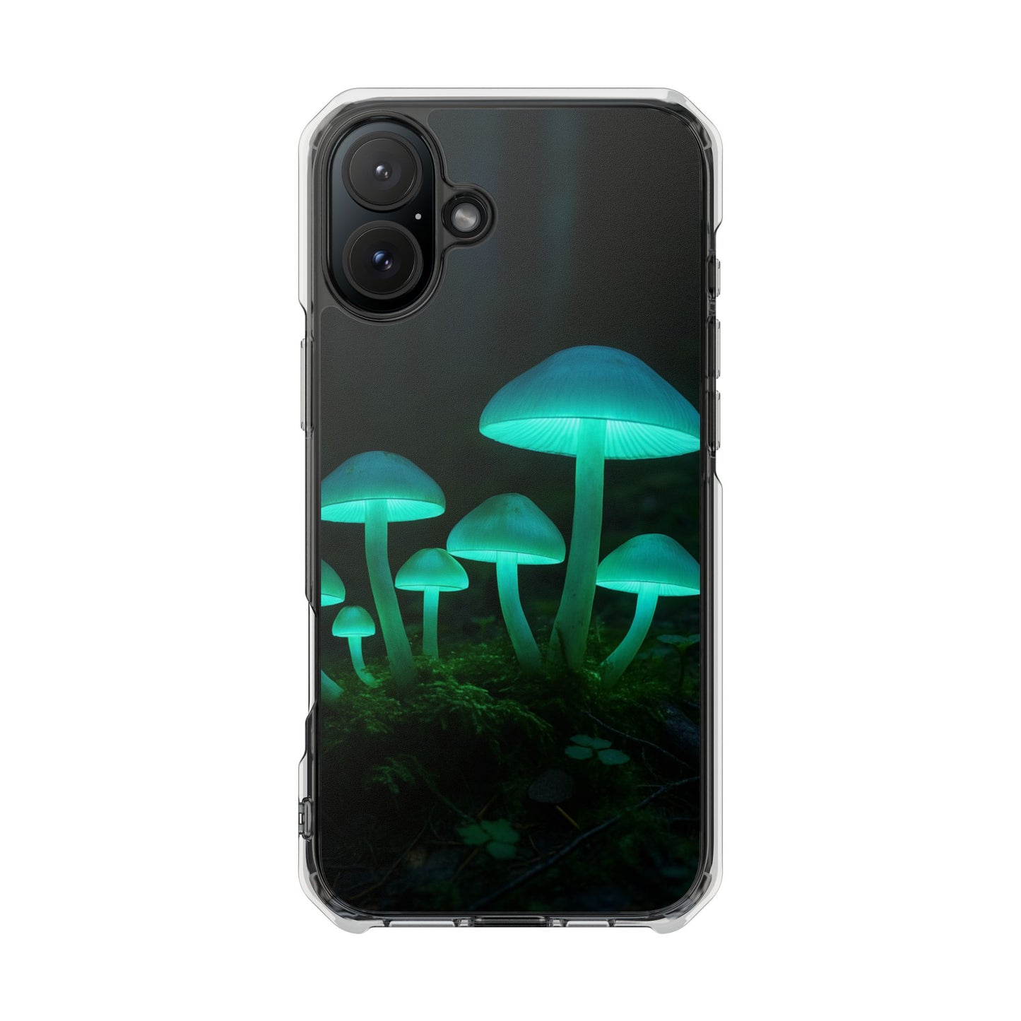 Glowing Mushroom iPhone Case, Unique Cellphone Protector, Gift for Nature Lovers, Eco-Friendly Tech Accessory