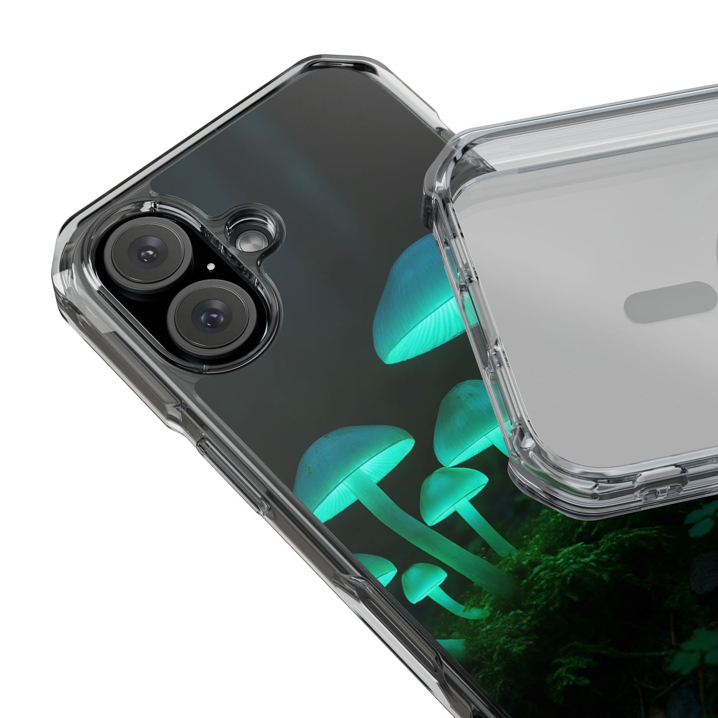 Glowing Mushroom iPhone Case, Unique Cellphone Protector, Gift for Nature Lovers, Eco-Friendly Tech Accessory