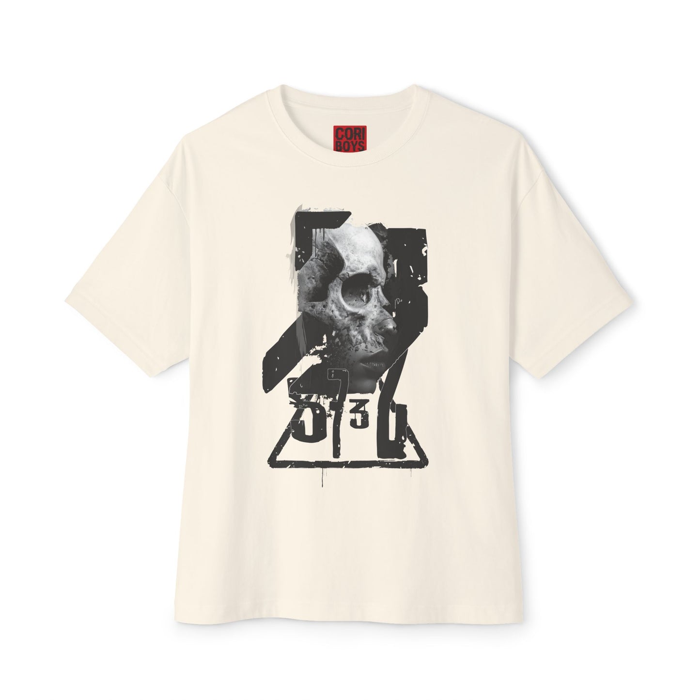 Edgy Graphic Tee, Unisex Oversized Boxy Tee, Goth Fashion Shirt, Casual Streetwear Top, Grunge Style Tee, Perfect Gift for Halloween