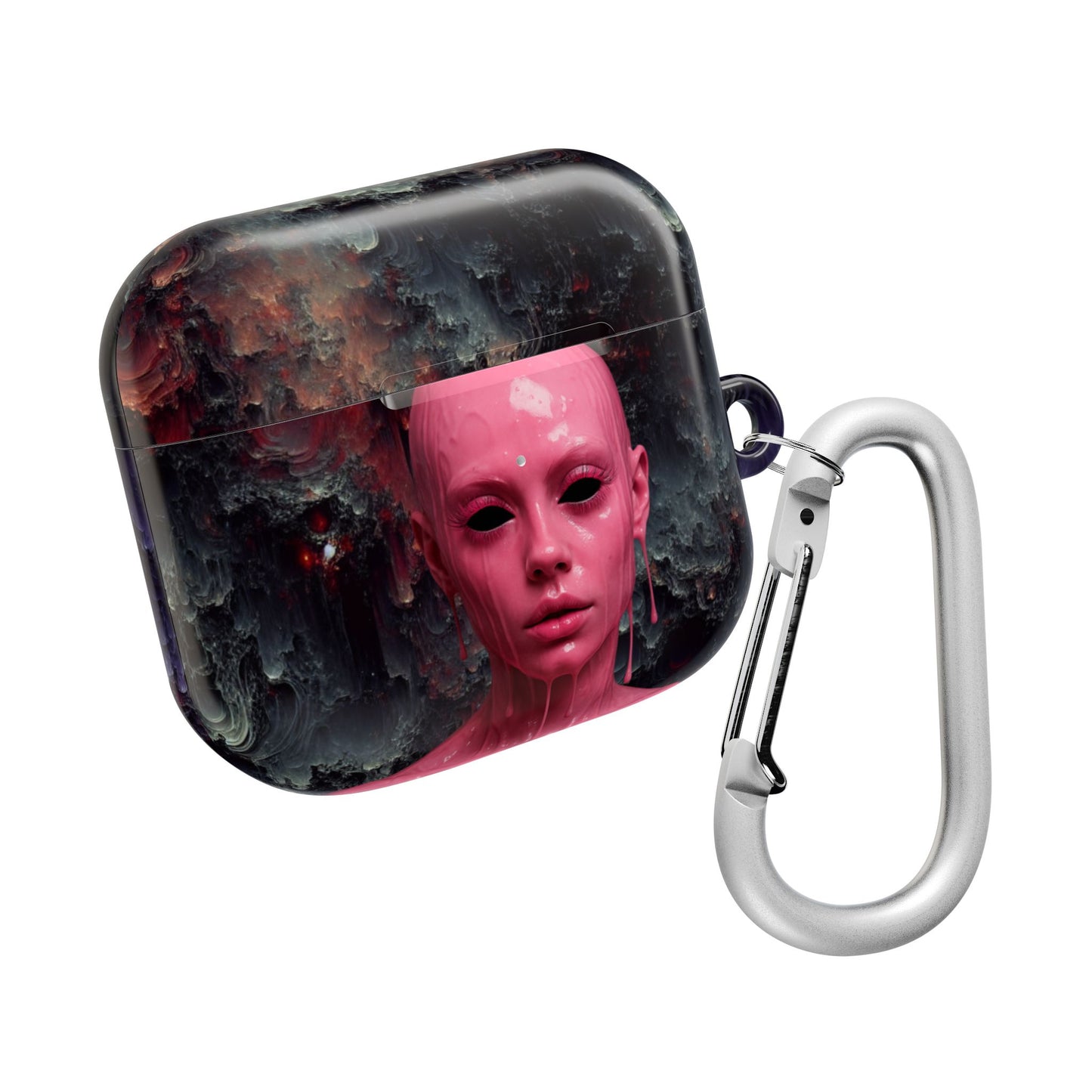 Dark AirPod Case - Horror-Inspired Accessory, Perfect for Goths, Tech Lovers, and Gift Givers, Space Decor, Unique Design