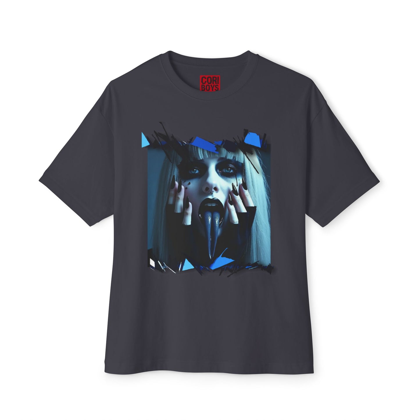 Edgy Oversized Tee - Unisex Graphic Shirt, Streetwear Fashion, Unique Gift for Him/Her, Casual or Trendy Look, Art Enthusiast Apparel