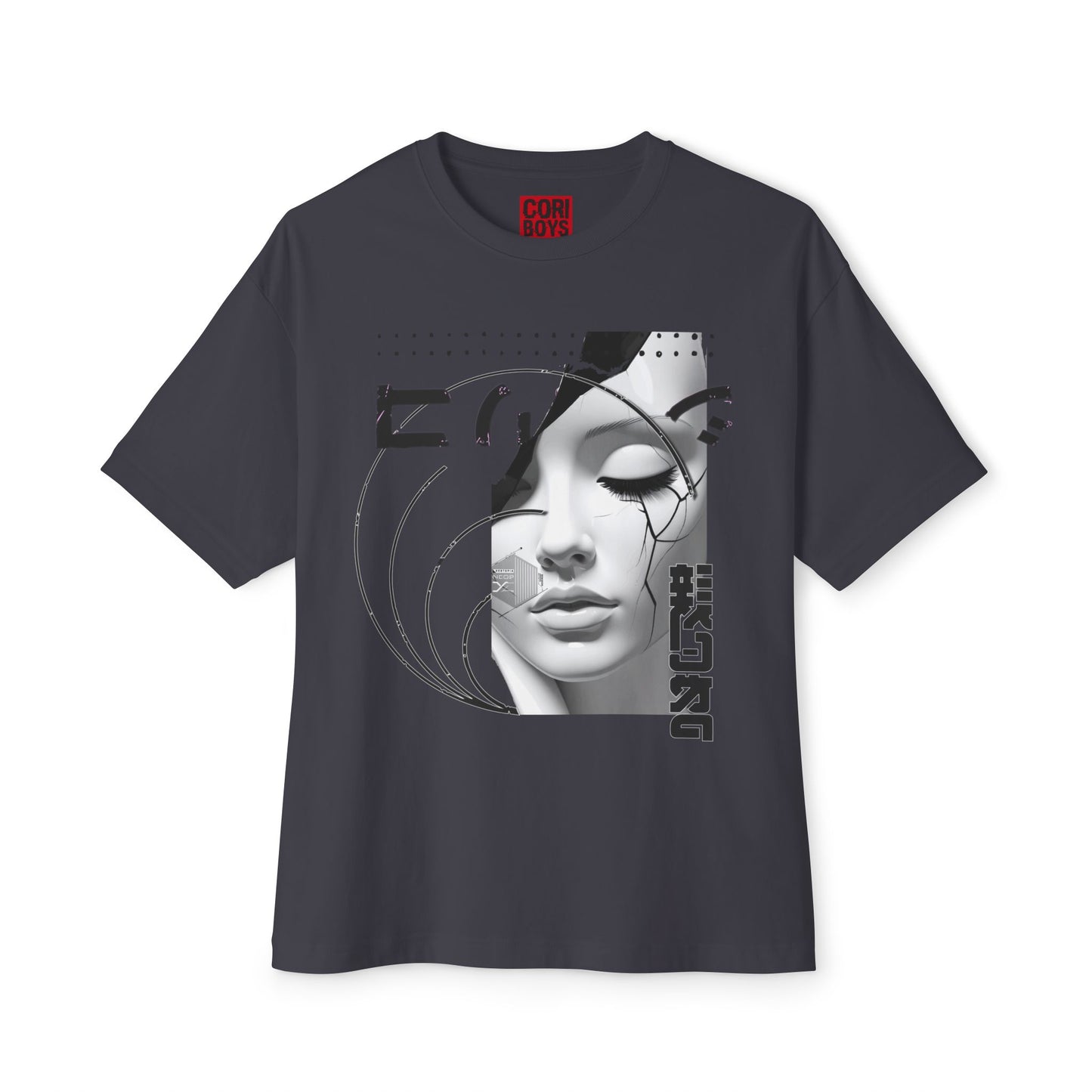 Chic Graphic Tee, Casual Fashion Shirt, Summer Outfit Top, Gift for Her, Artistic Oversized T-Shirt