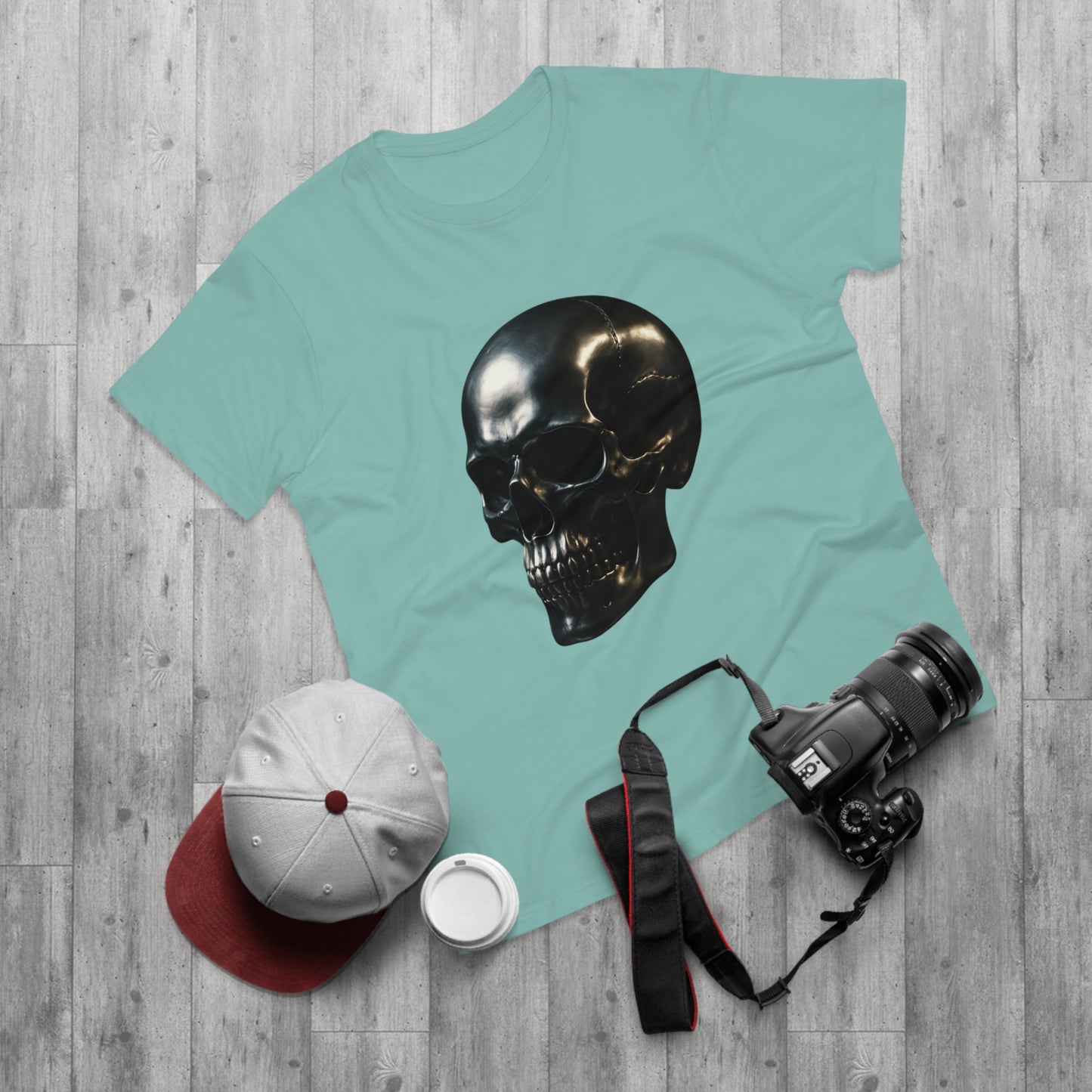 Gothic Skull Unisex T-Shirt, Edgy Graphic Tee, Halloween Apparel, Men's Casual Wear, Gift for Him