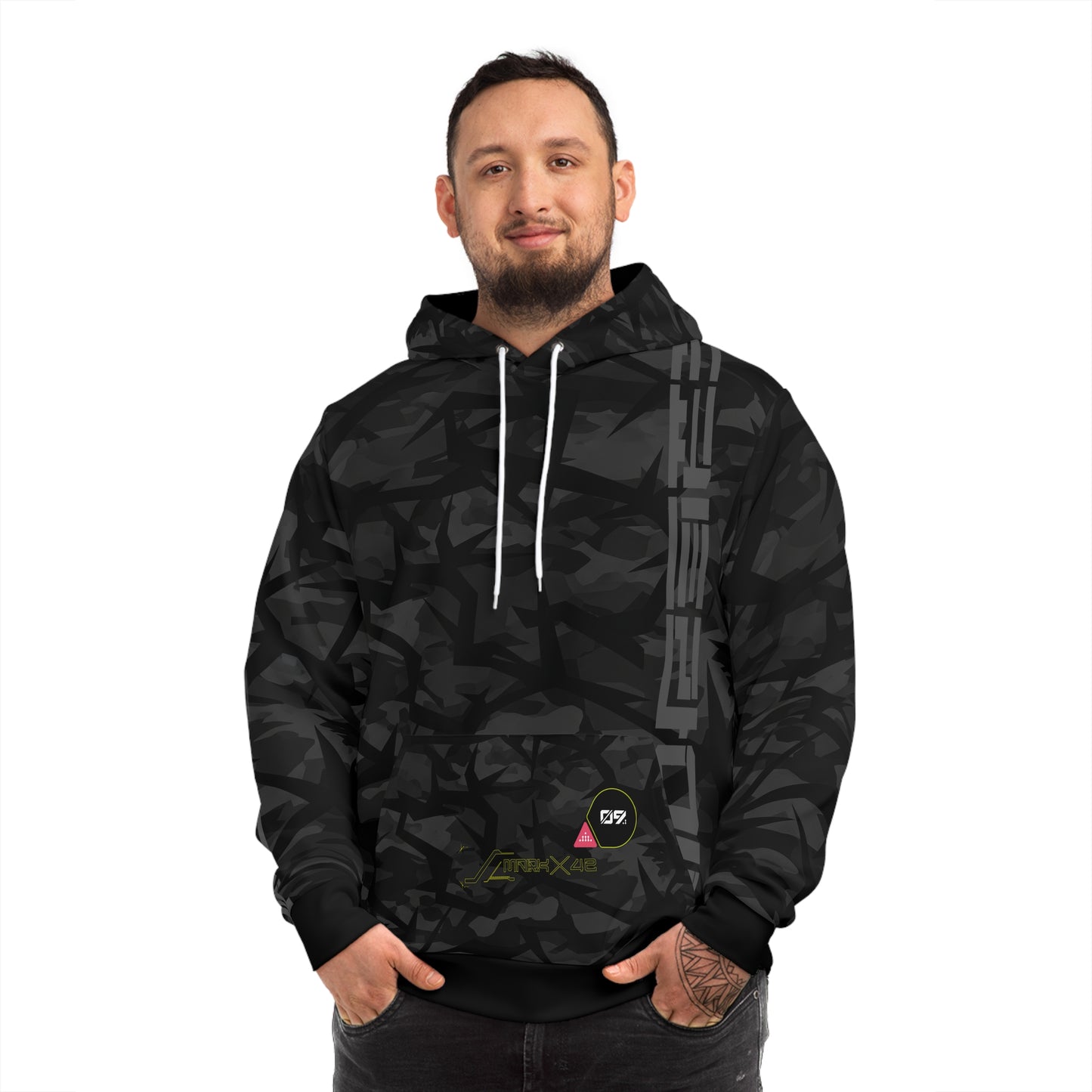 Cyberpunk Fashion Hoodie, Streetwear Sweatshirt, Urban Outfit, Gamer Apparel, Street Style Gift, Edgy Style Hoodie