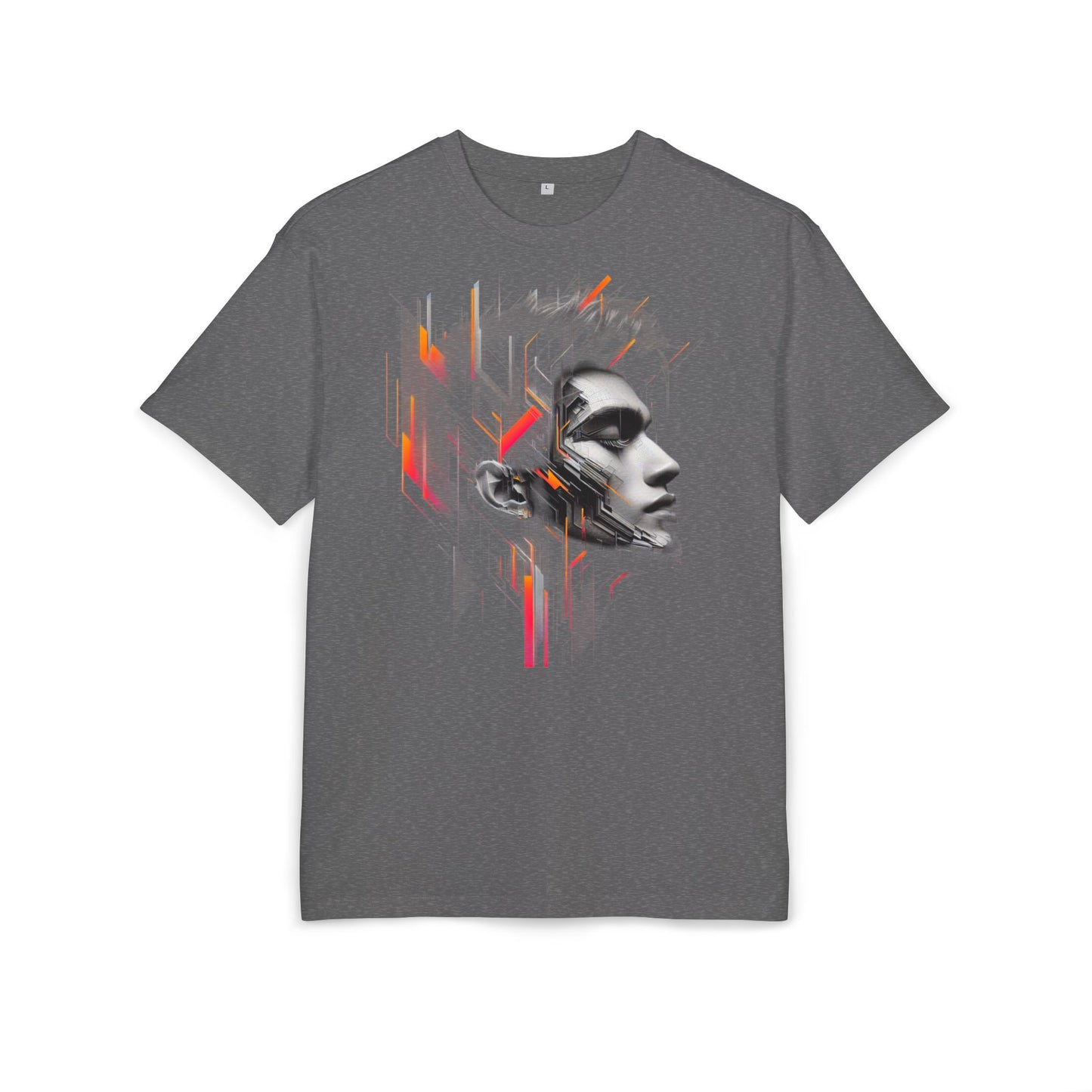 Artistic Oversize Tee - Modern Abstract Design