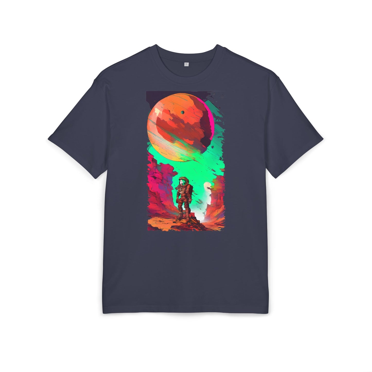 Cosmic Adventure Unisex Heavy Oversize Tee - Perfect for Space Lovers, Casual Style, Gift for Her, Him, Unique Graphic Tee, Sci-Fi Fashion
