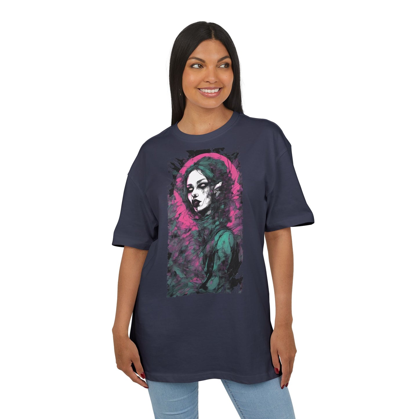 Artistic Heavy Oversize Tee, Vintage Style Shirt, Trendy Graphic Tee, Casual Streetwear, Unique Alternative Apparel